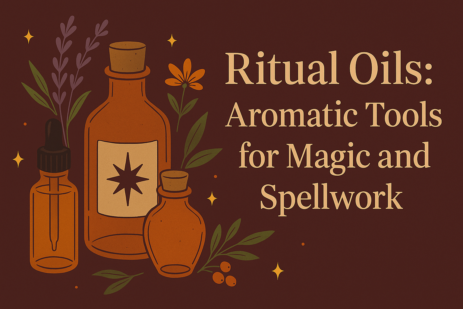 Ritual Oils: Aromatic Tools for Magic and Spellwork