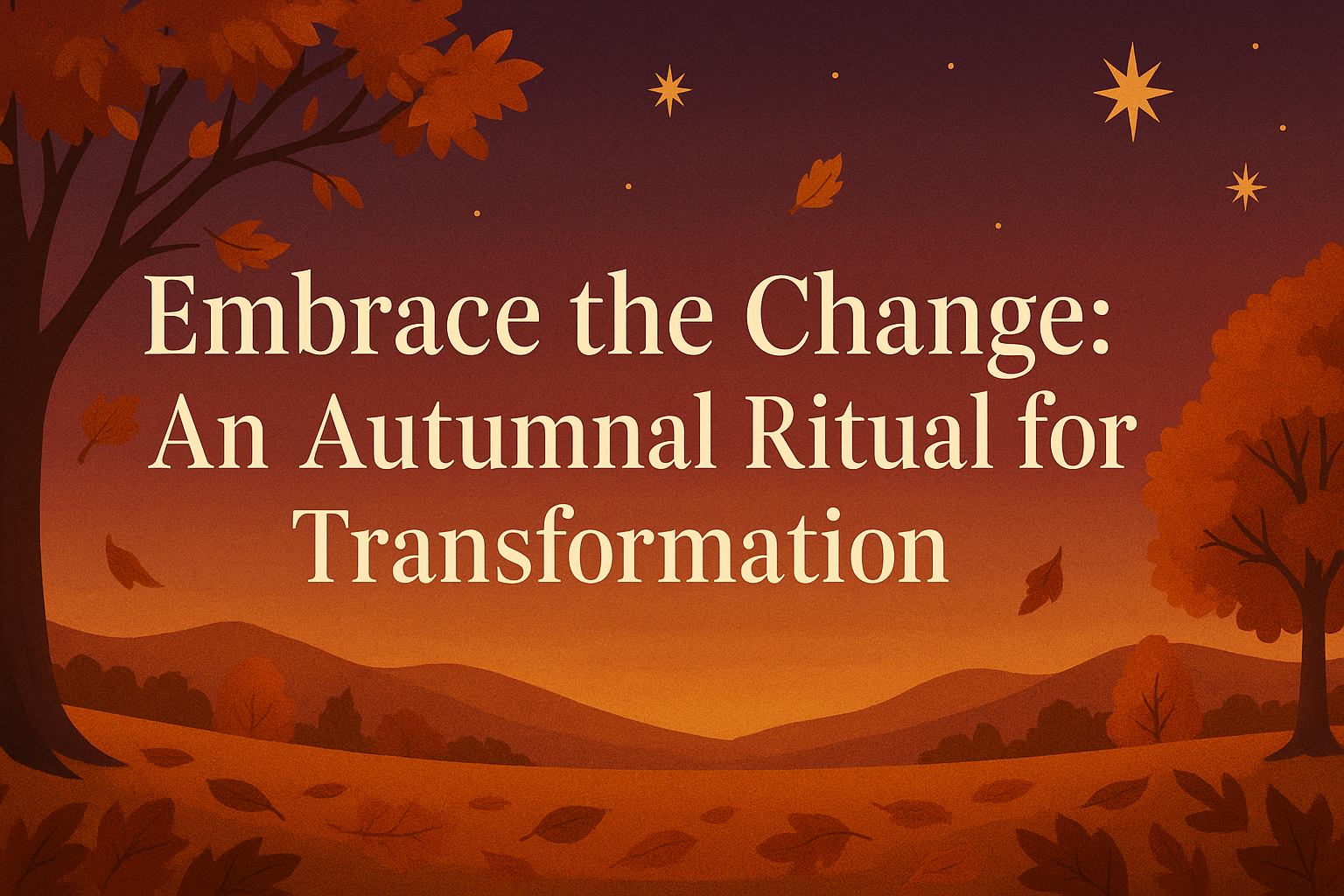 Embrace the Change: An Autumnal Ritual for Transformation