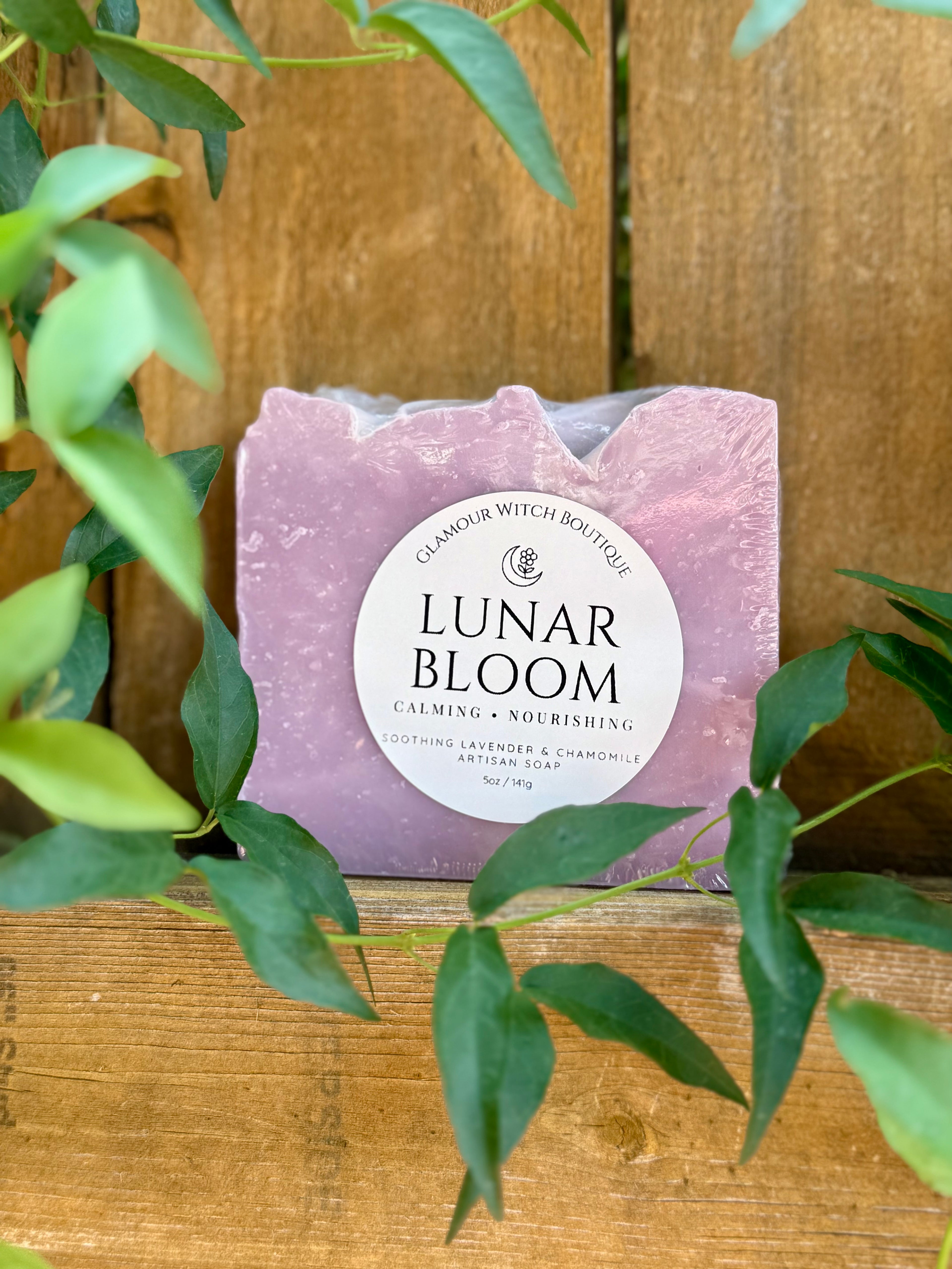 Lunar Bloom Soothing Lavender & Chamomile Soap