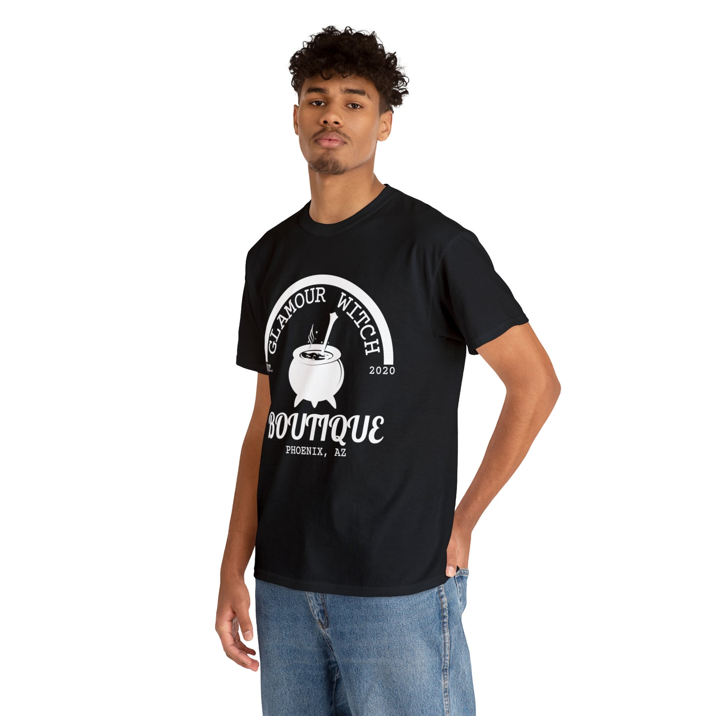 Glamour Witch Boutique Large Logo Cotton Tee