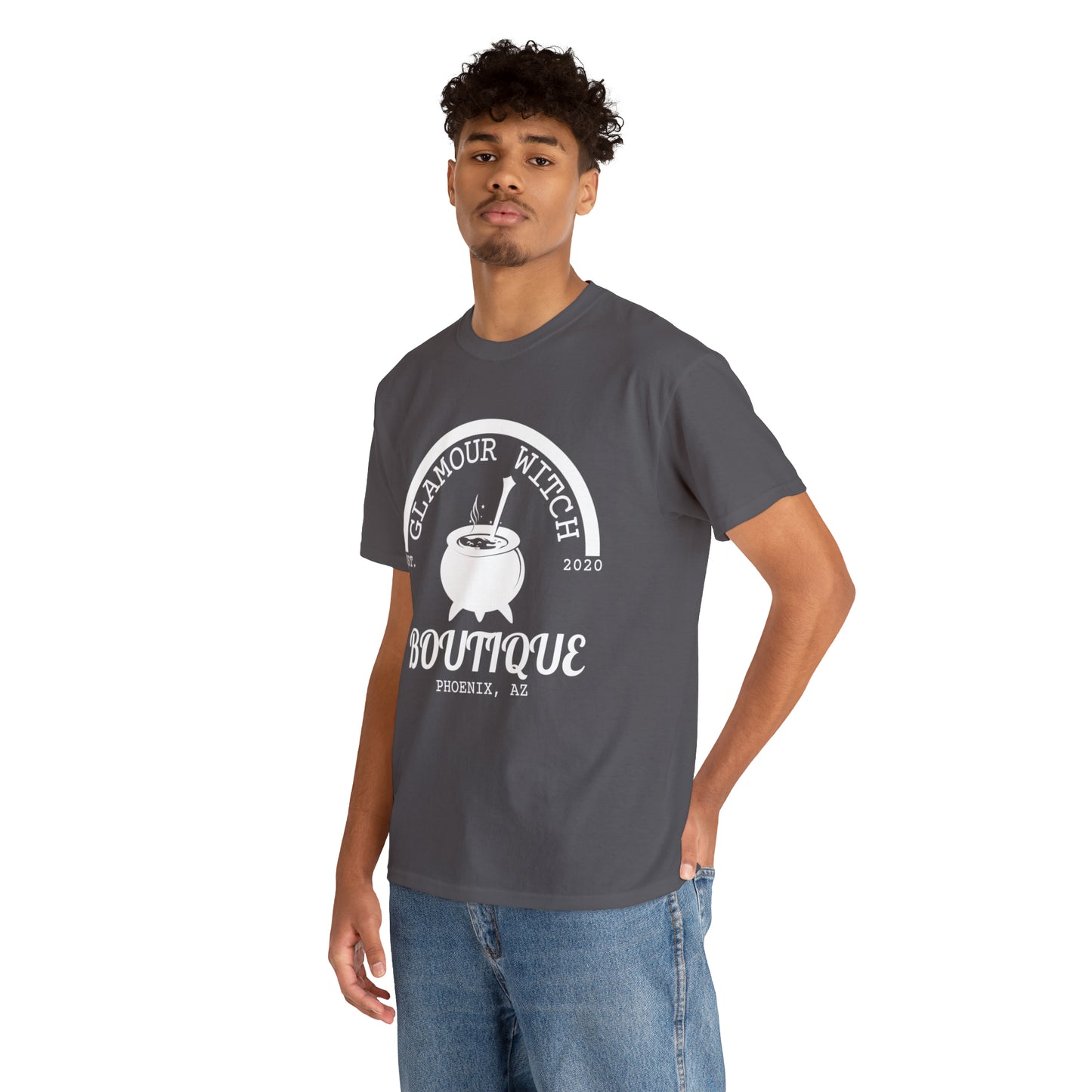 Glamour Witch Boutique Large Logo Cotton Tee