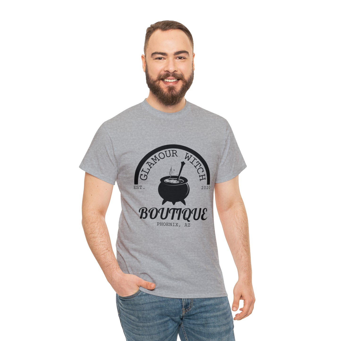 Glamour Witch Boutique Large Logo Cotton Tee