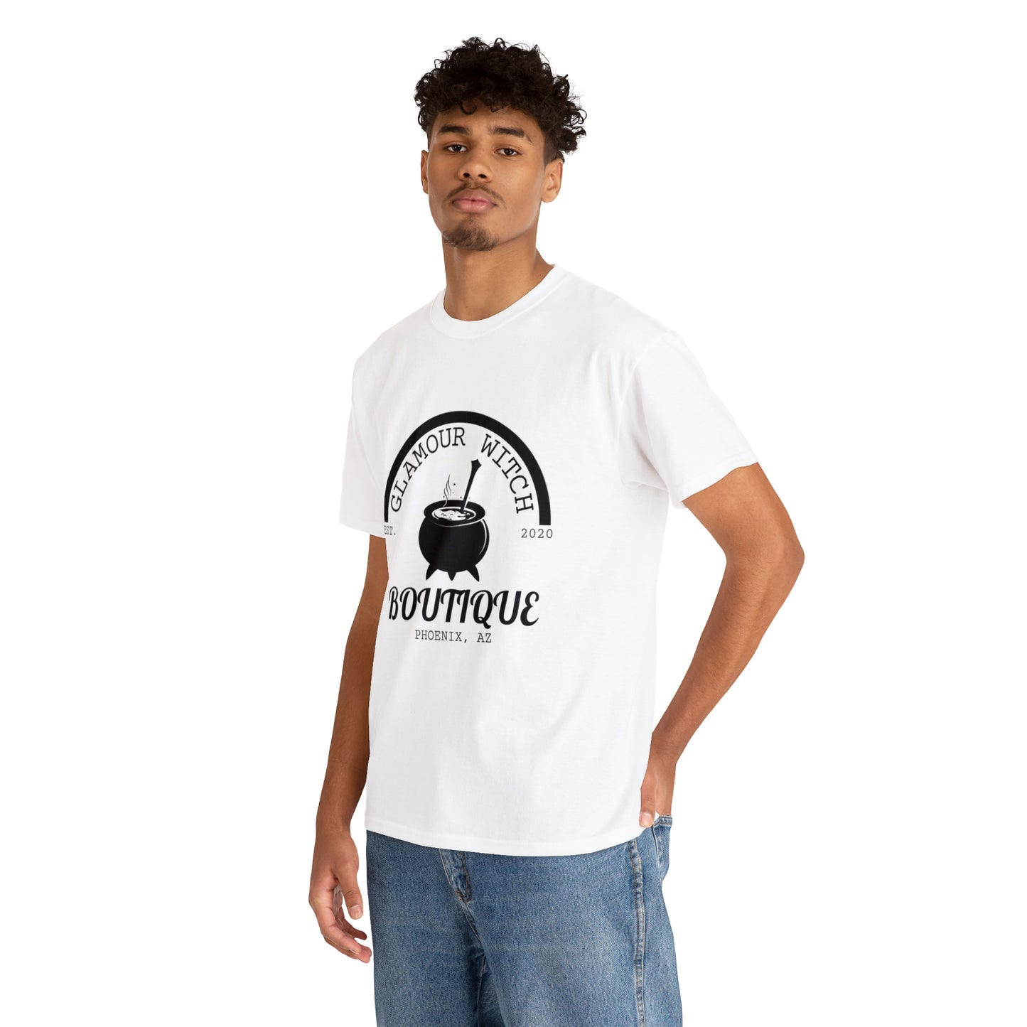Glamour Witch Boutique Large Logo Cotton Tee