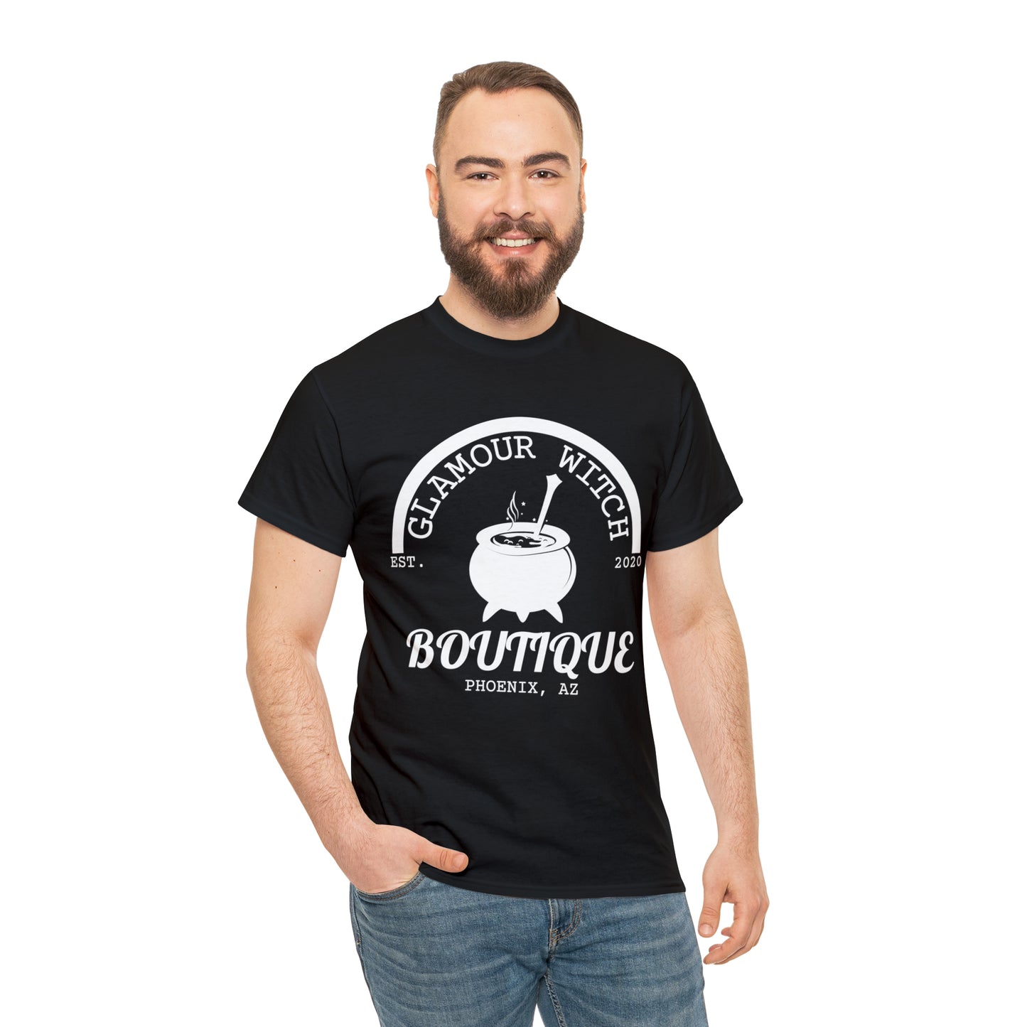 Glamour Witch Boutique Large Logo Cotton Tee