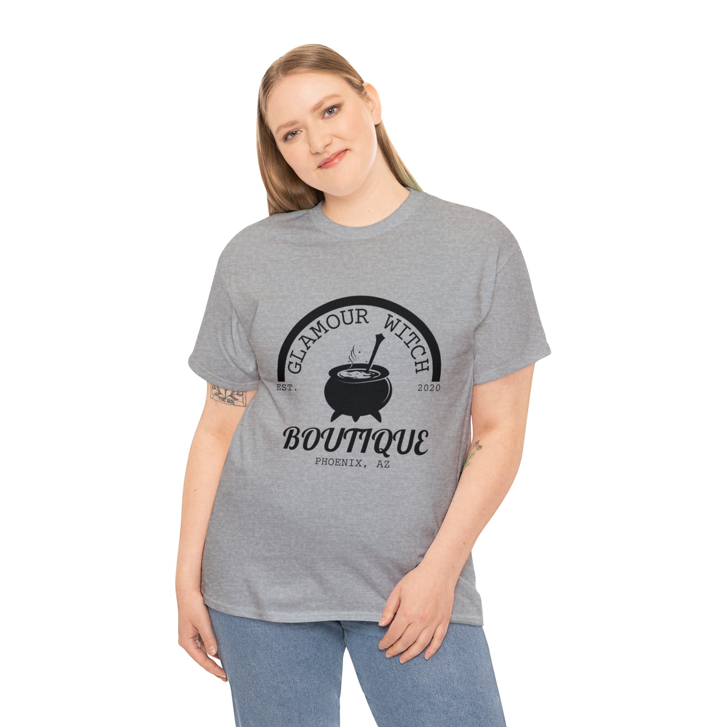 Glamour Witch Boutique Large Logo Cotton Tee