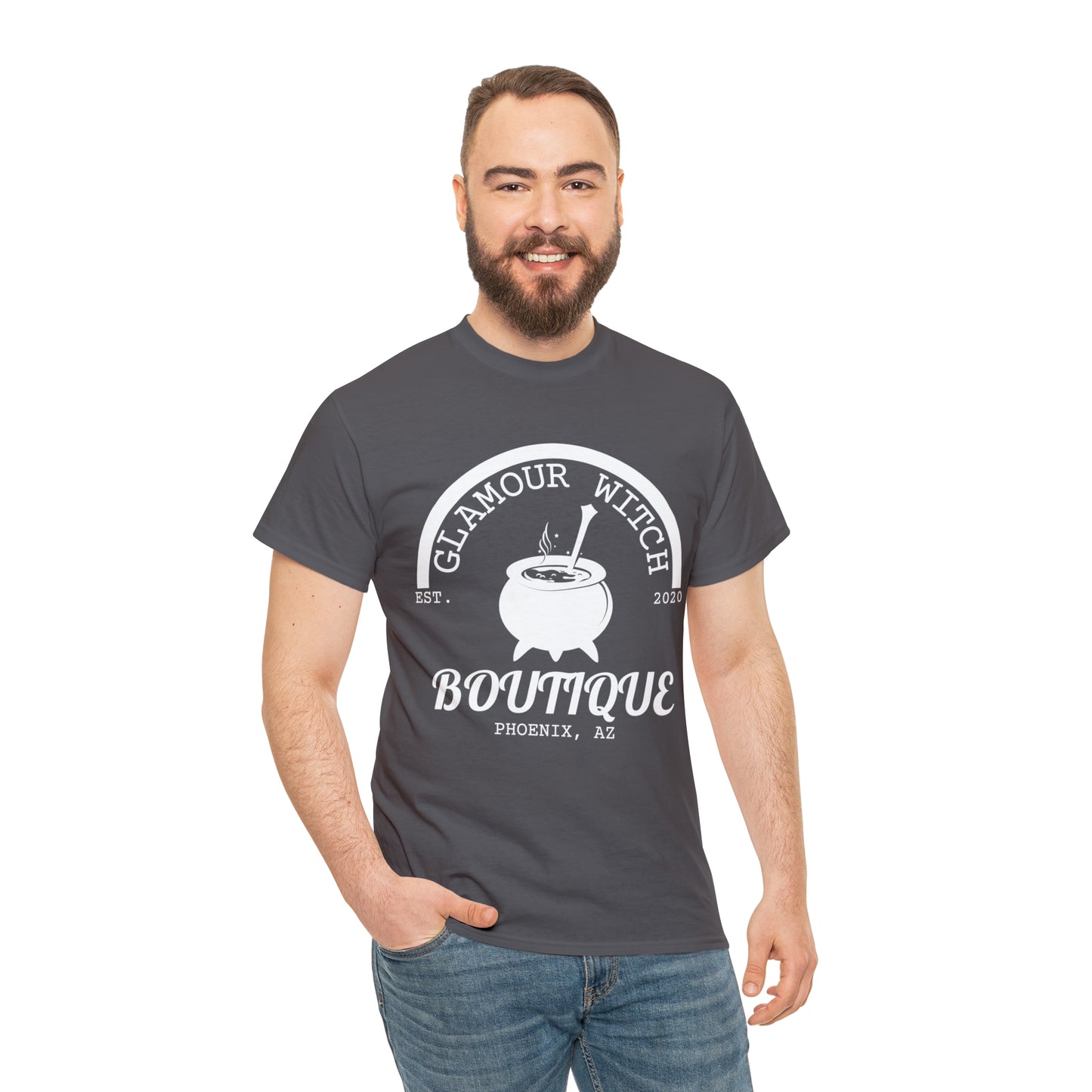 Glamour Witch Boutique Large Logo Cotton Tee