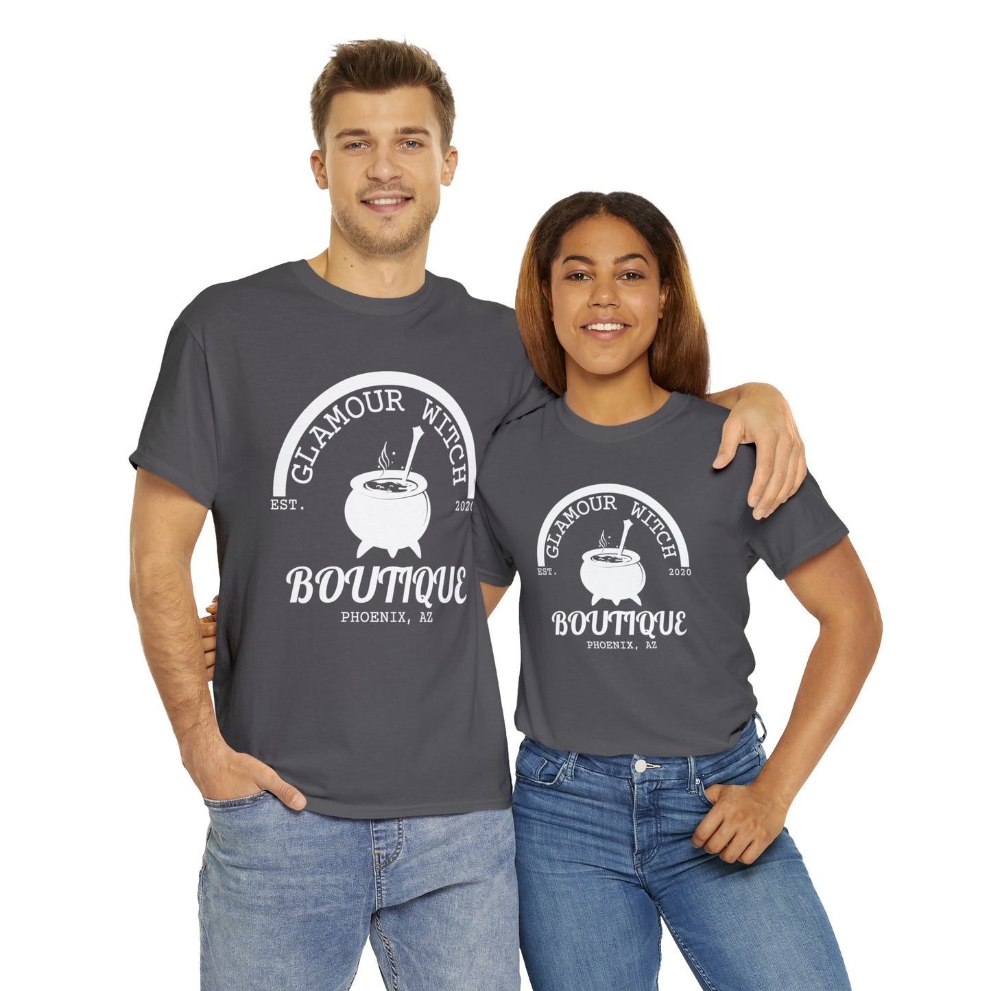 Glamour Witch Boutique Large Logo Cotton Tee