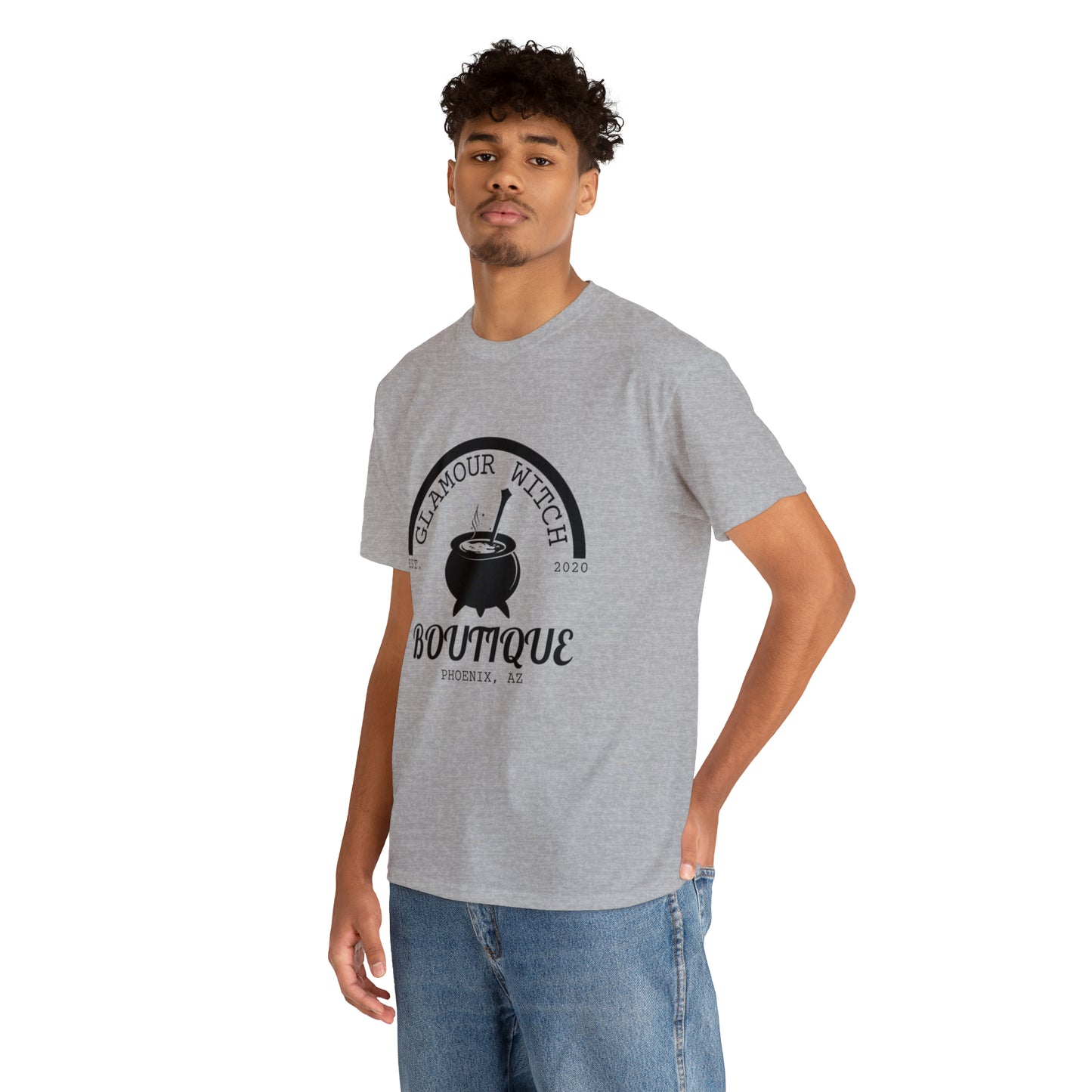 Glamour Witch Boutique Large Logo Cotton Tee