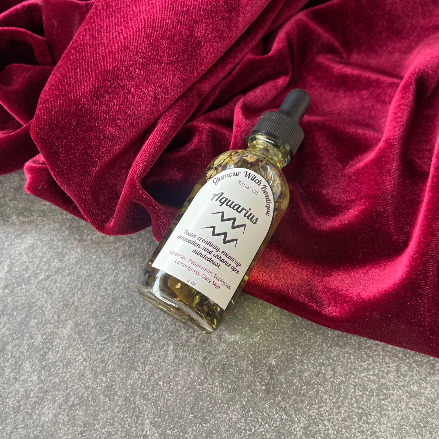 Aquarius Zodiac Ritual Oil