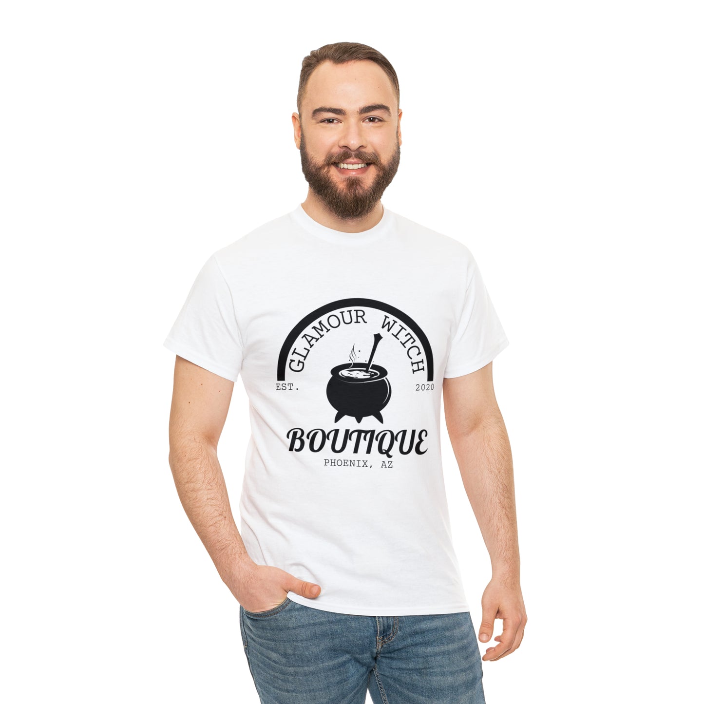 Glamour Witch Boutique Large Logo Cotton Tee