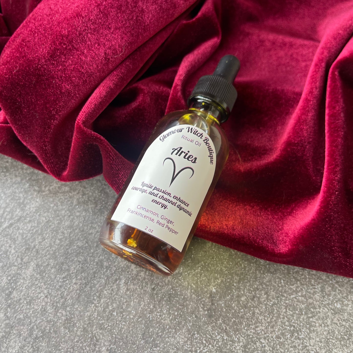 Aries Zodiac Ritual Oil