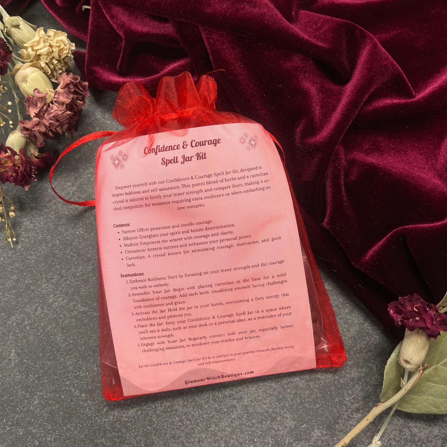 Confidence & Courage Spell Jar Kit
