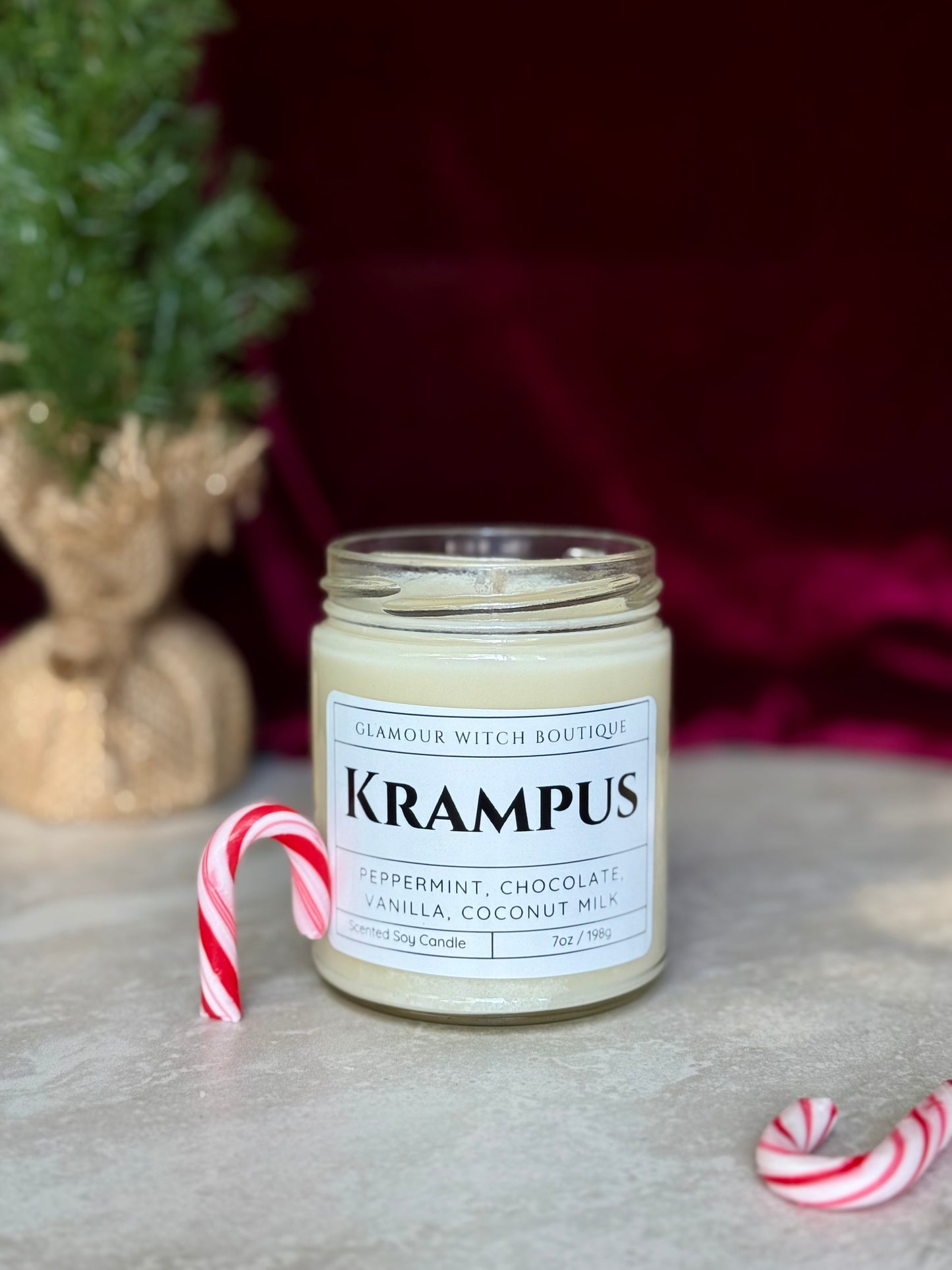 Krampus Candle