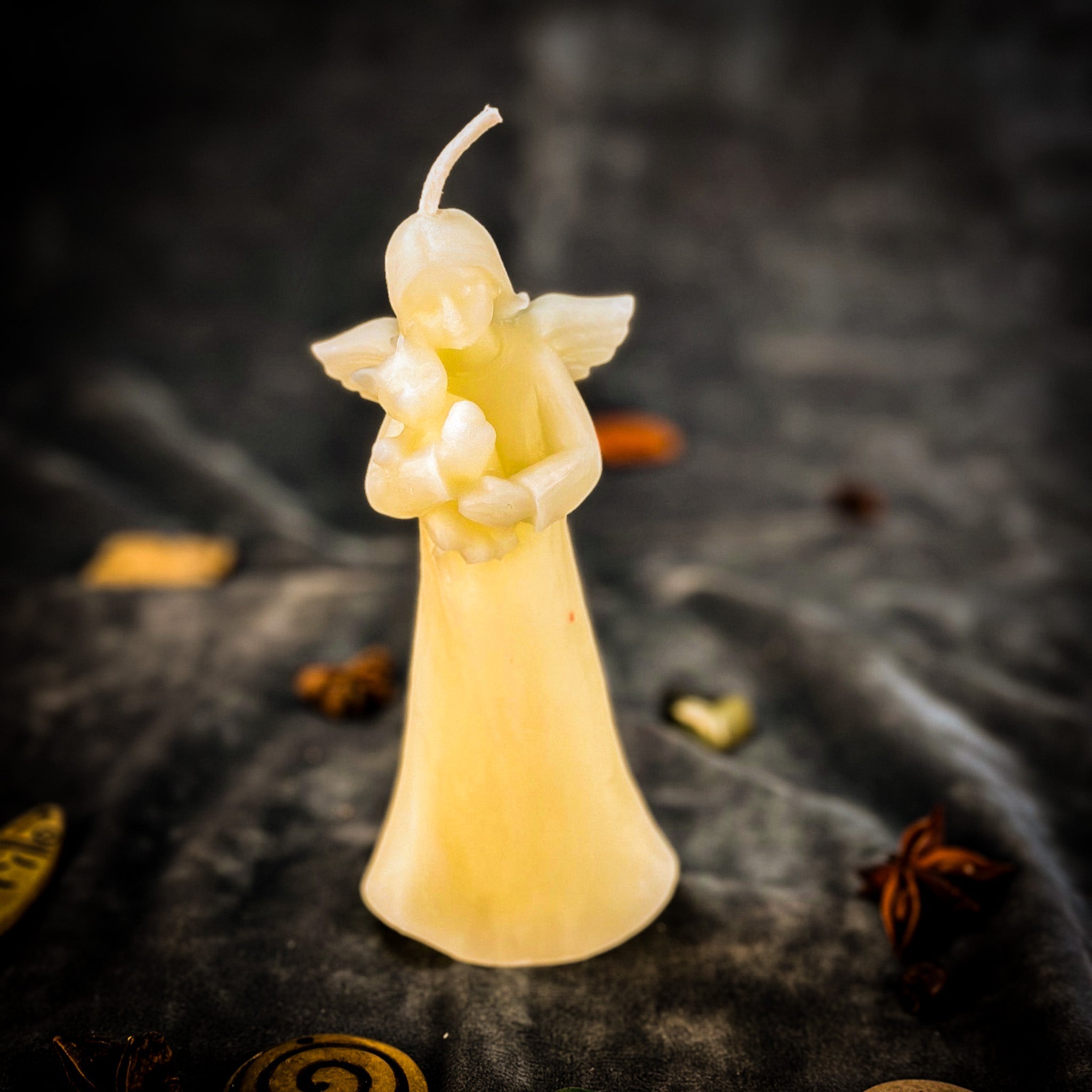 Beeswax Cat Guardian Spirit Spell Candle