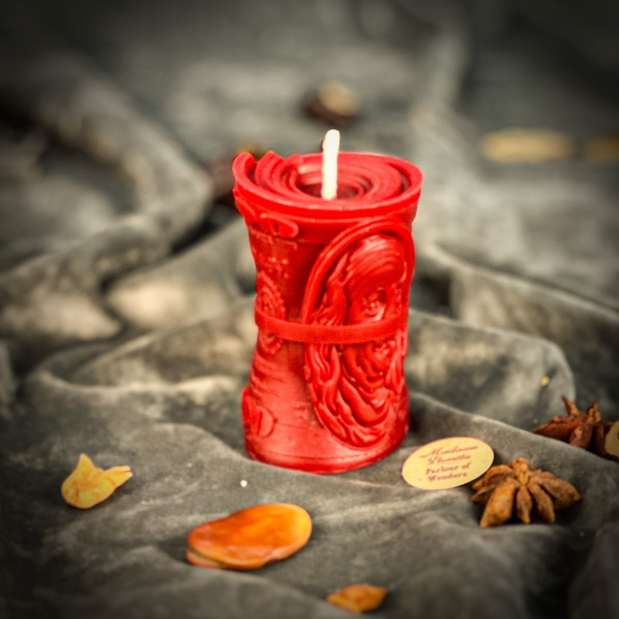 Beeswax Pay Me Spell Candle