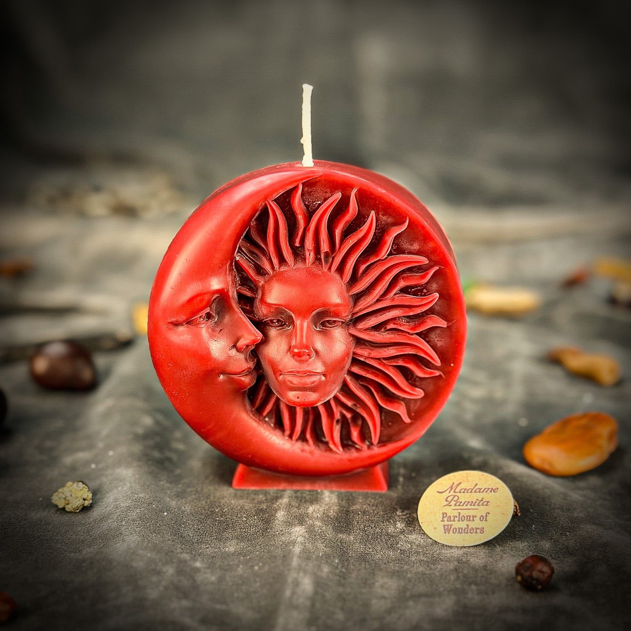 Beeswax Equinox and Solstice Spell Candle