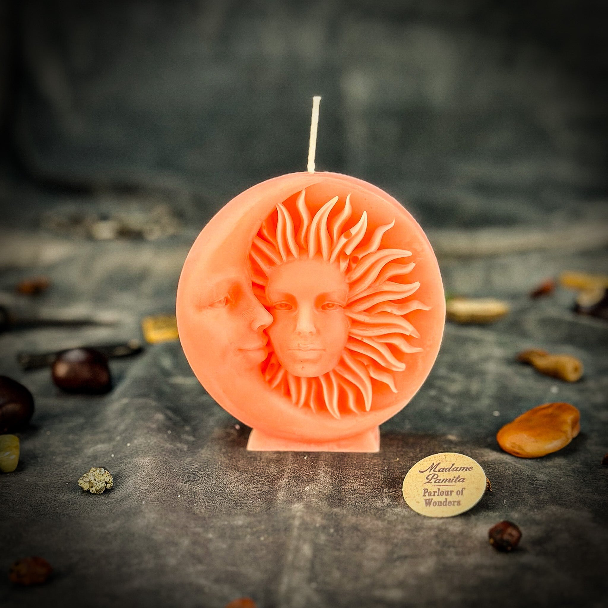 Beeswax Equinox and Solstice Spell Candle