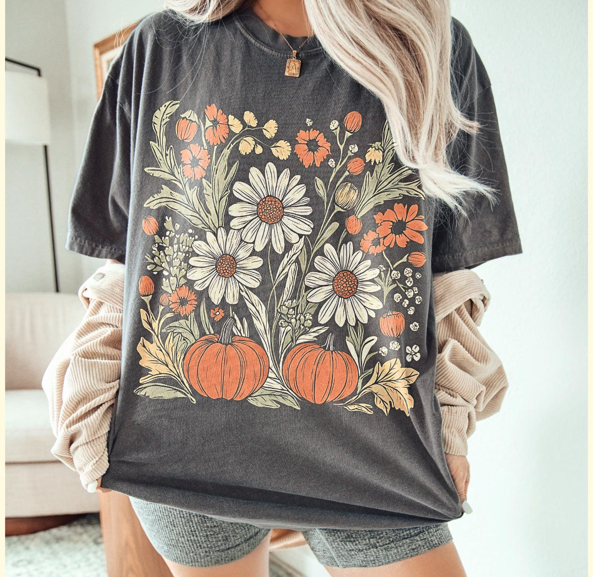 Floral Pumpkin