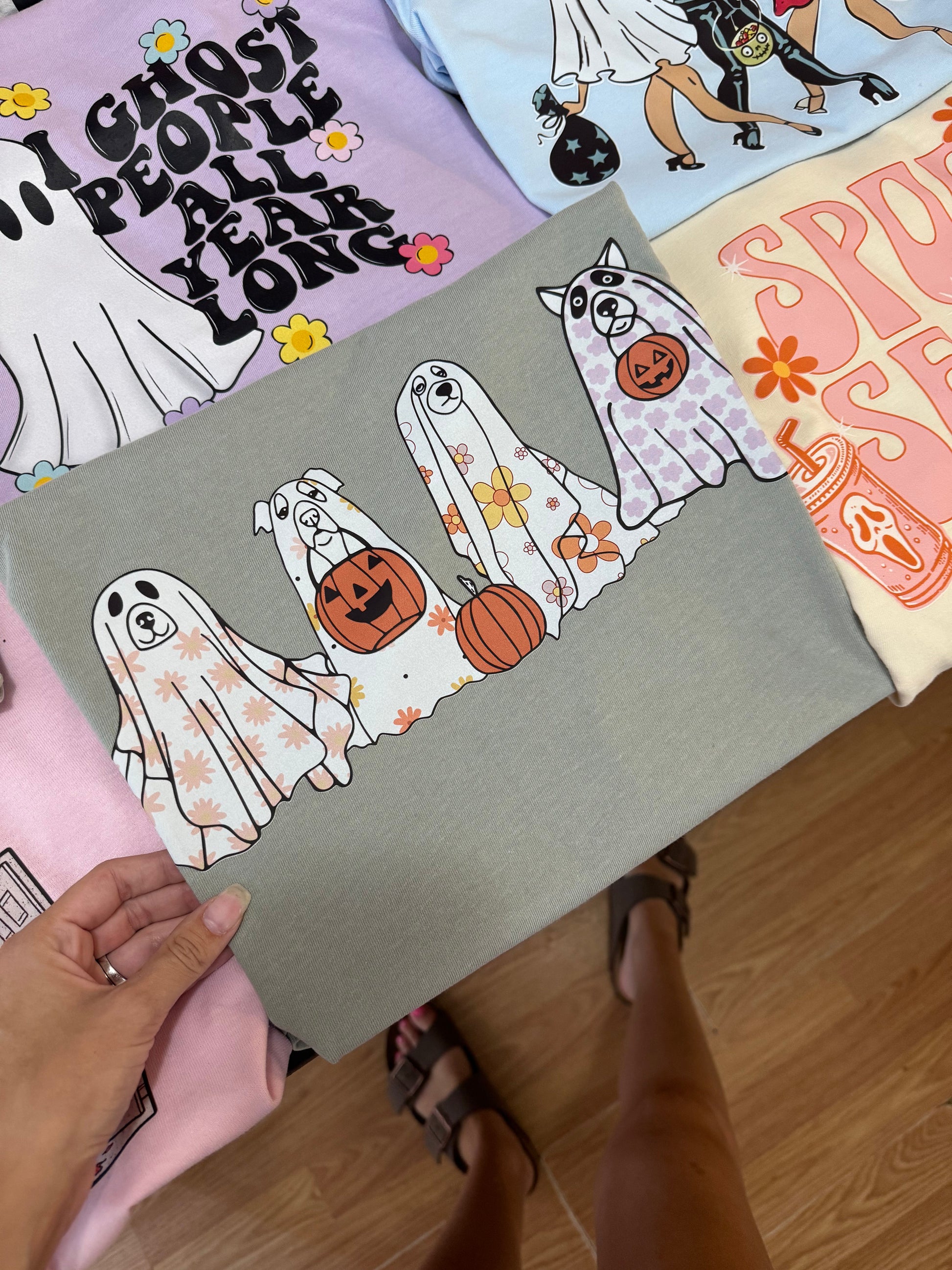Floral Ghost Dogs