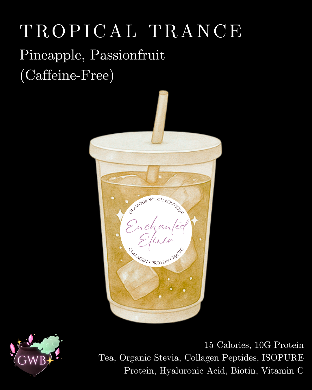 Tropical Trance Enchanted Elixir | Loaded Water (Caffeine-Free)