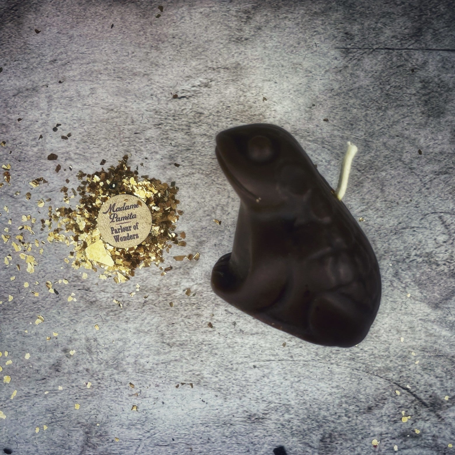 Beeswax Lucky Money Frog Spell Candle