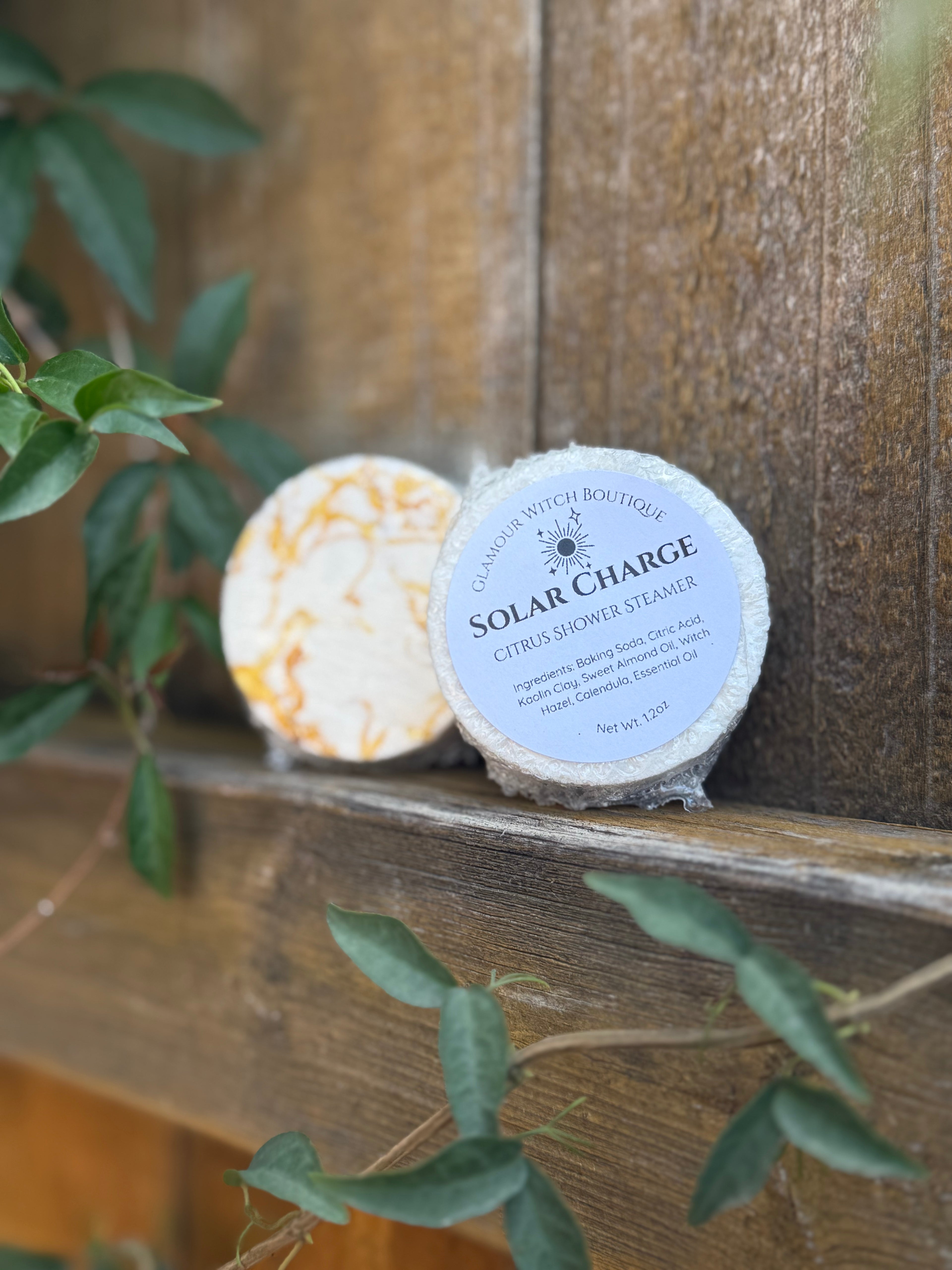 Solar Charge Citrus Shower Steamer