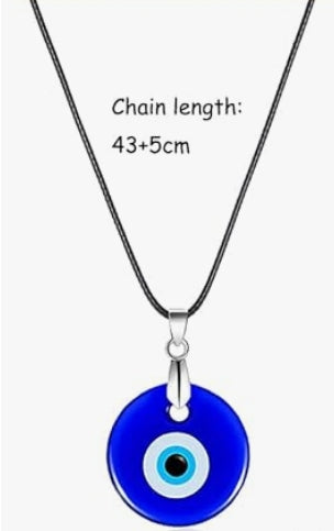 Glass Evil Eye Necklace