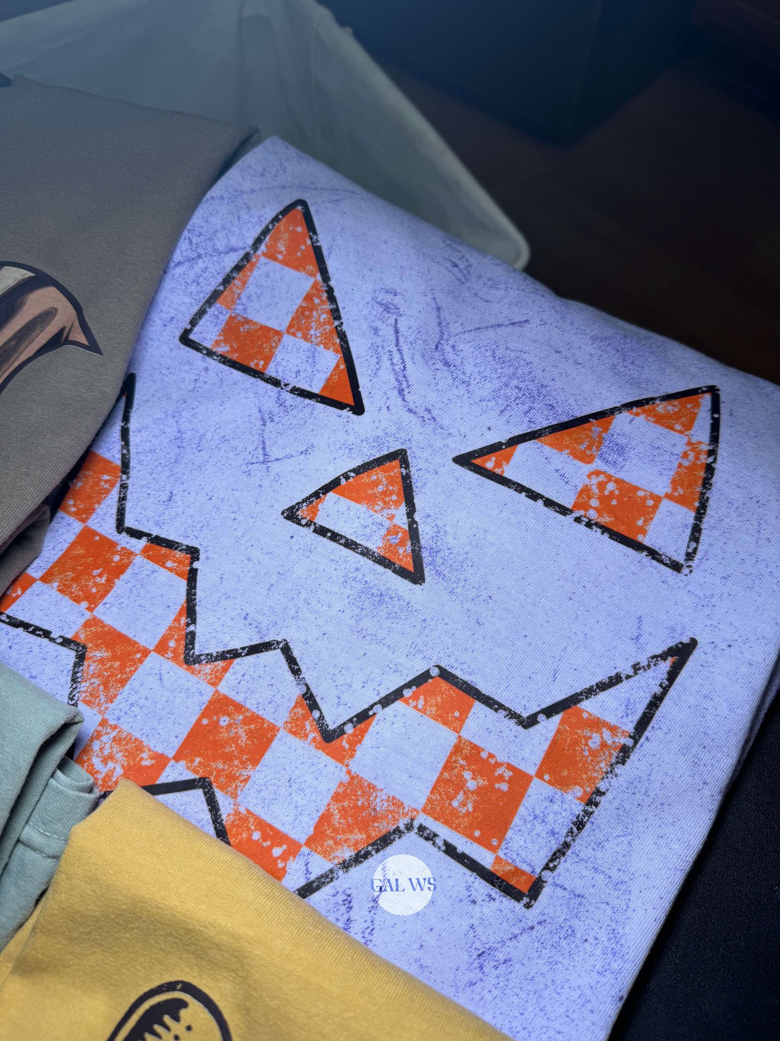 Checkered Jack-O-Lantern