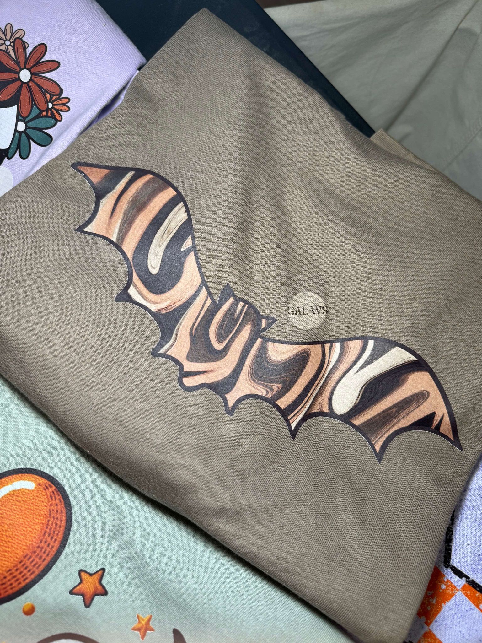 Halloween Marbled Bat
