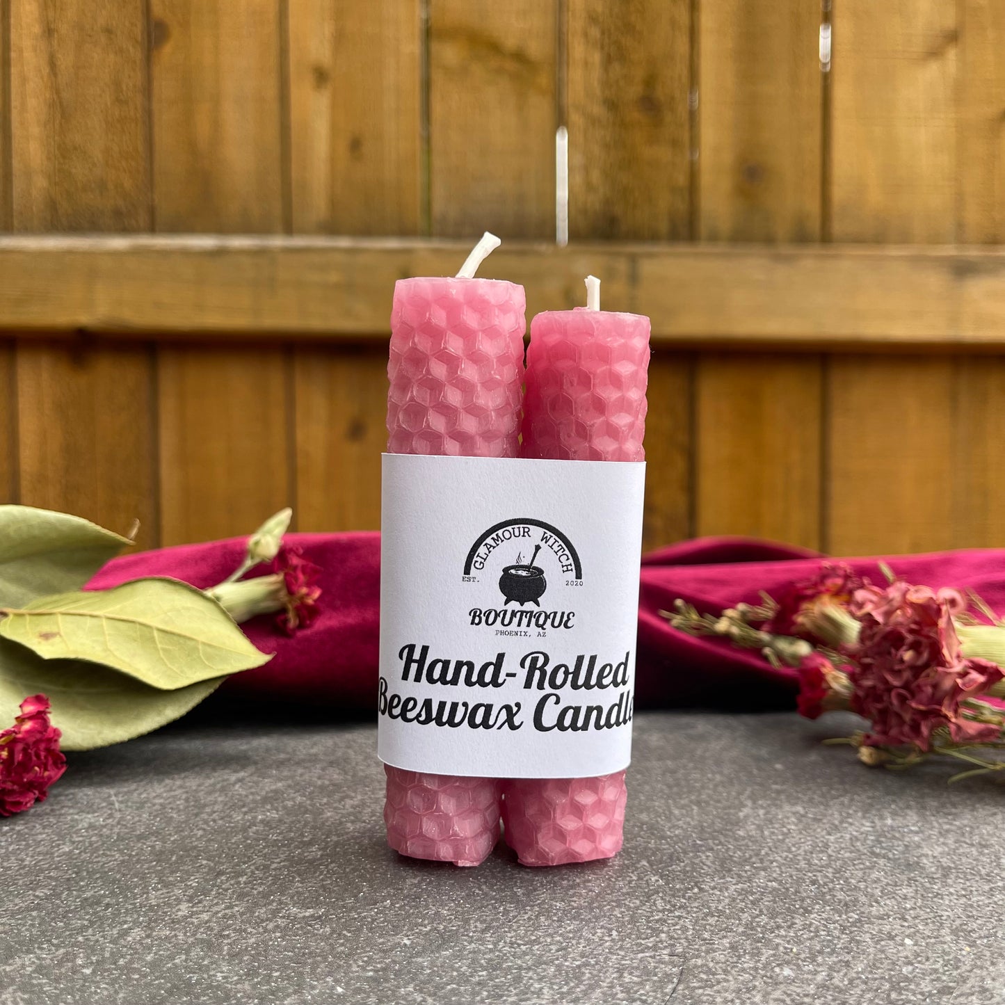 Hand-Rolled Beeswax Candles