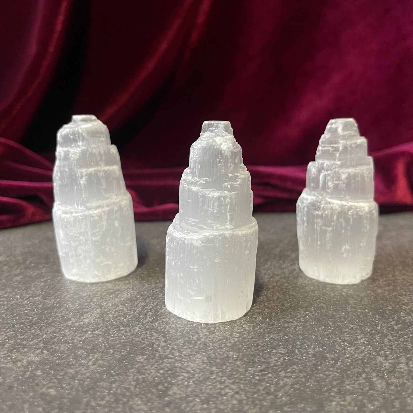 Satin Spar Selenite Tower