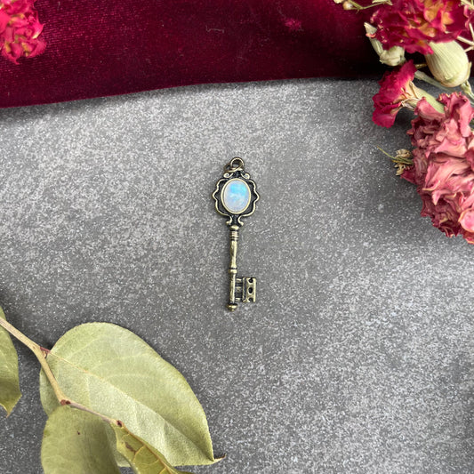 Crystal Key Pendant