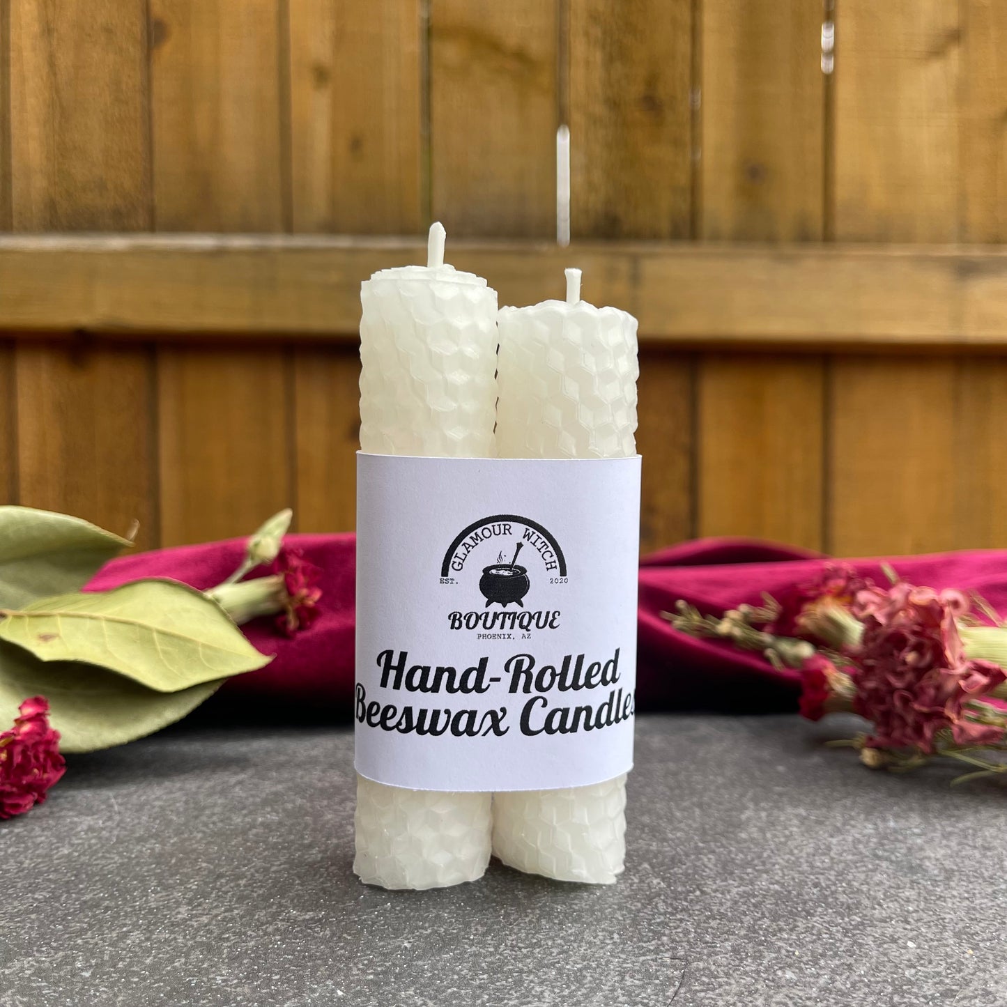 Hand-Rolled Beeswax Candles
