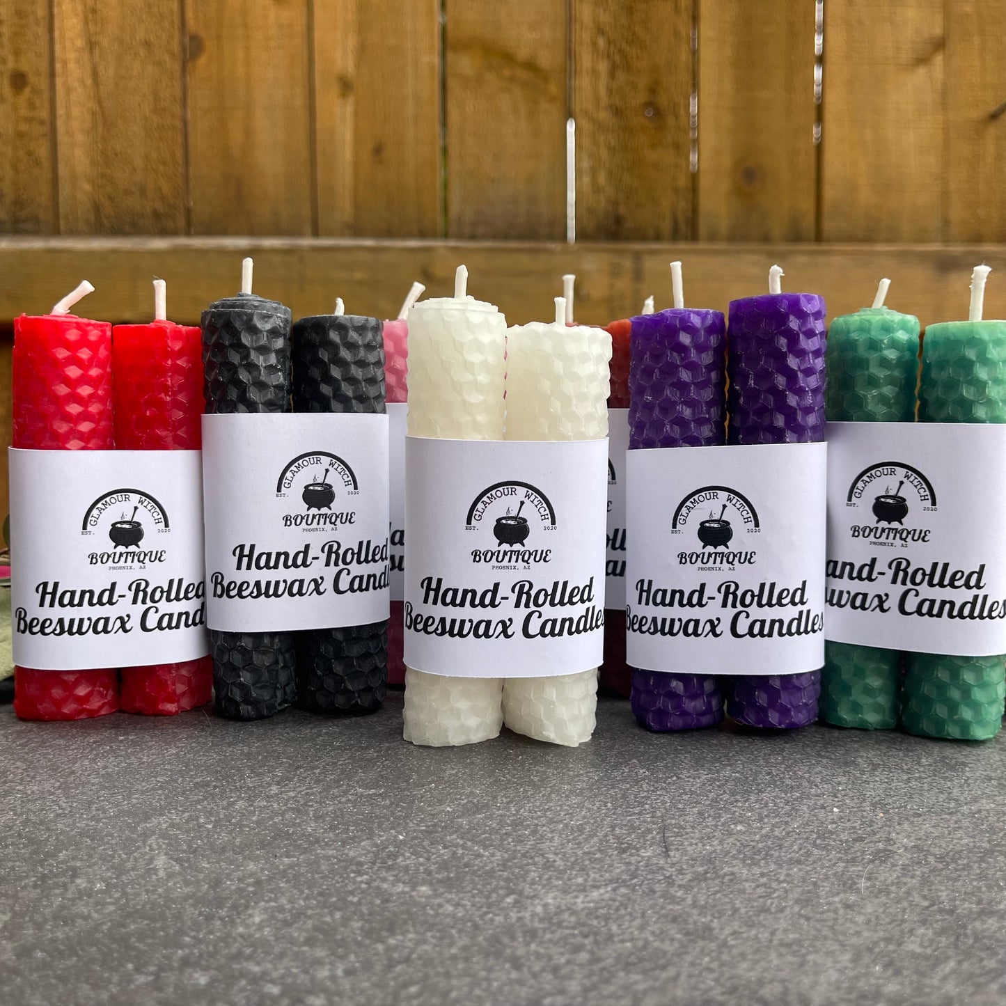 Hand-Rolled Beeswax Candles