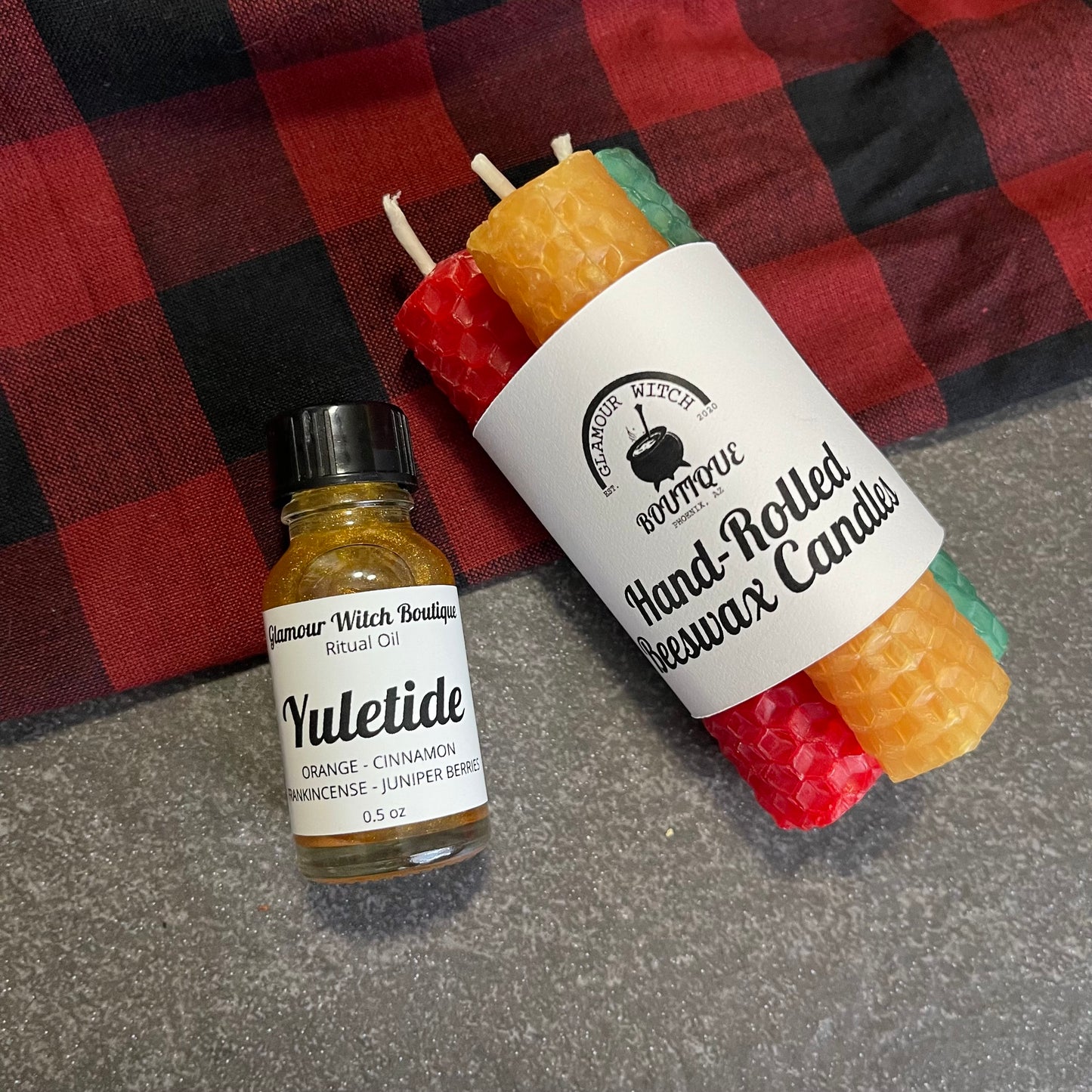 Yuletide Ritual Oil & Candles