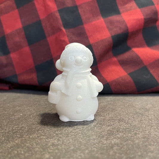 White Jade Snowman Carvings