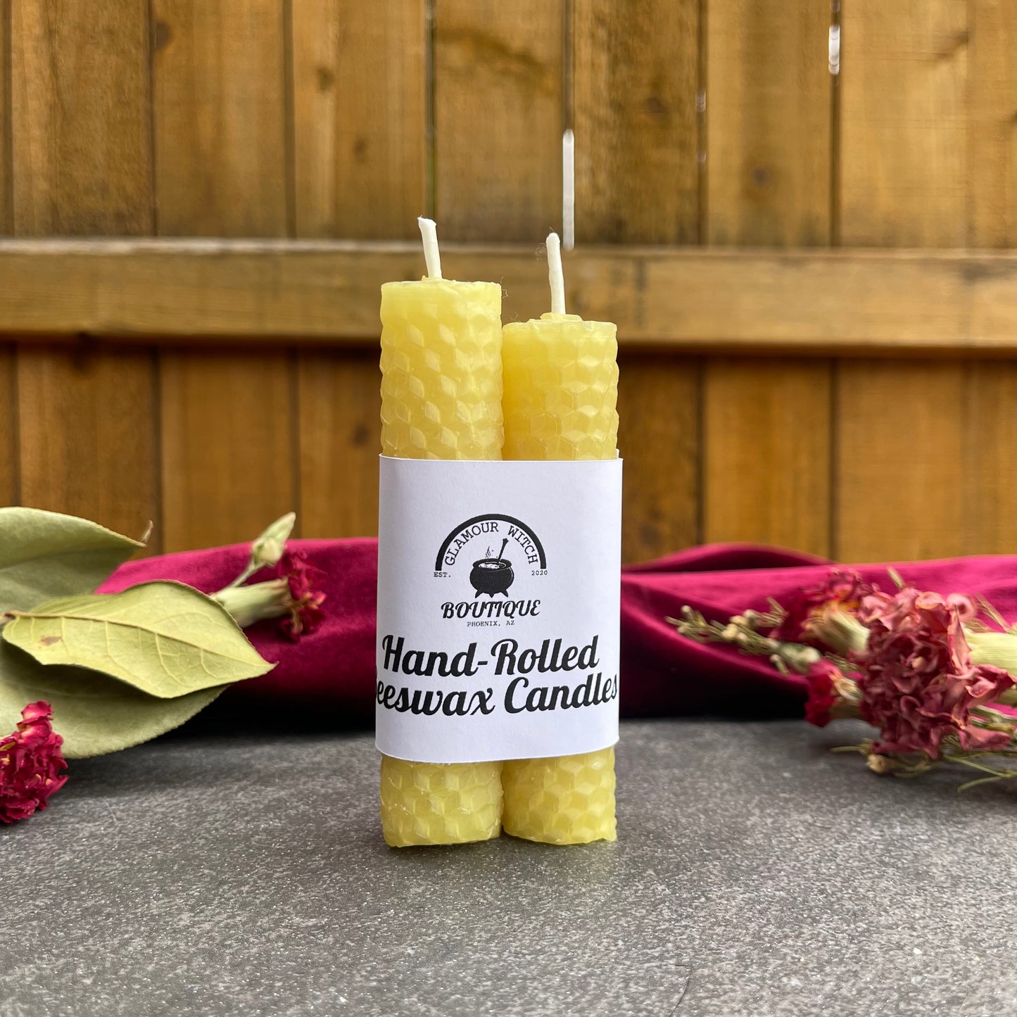 Hand-Rolled Beeswax Candles