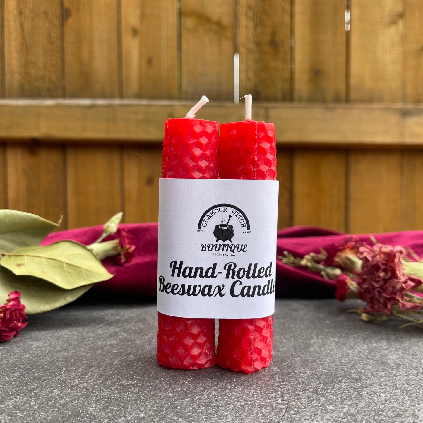 Hand-Rolled Beeswax Candles