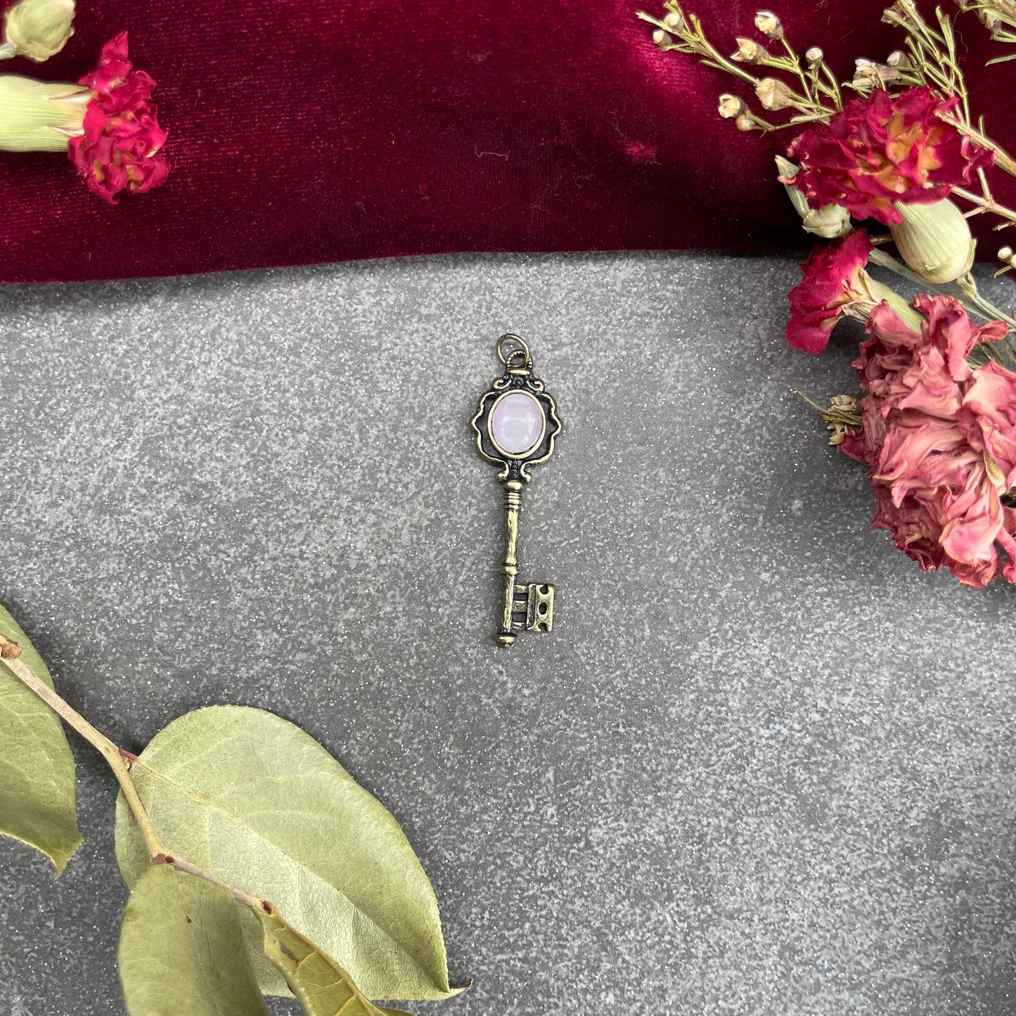 Crystal Key Pendant