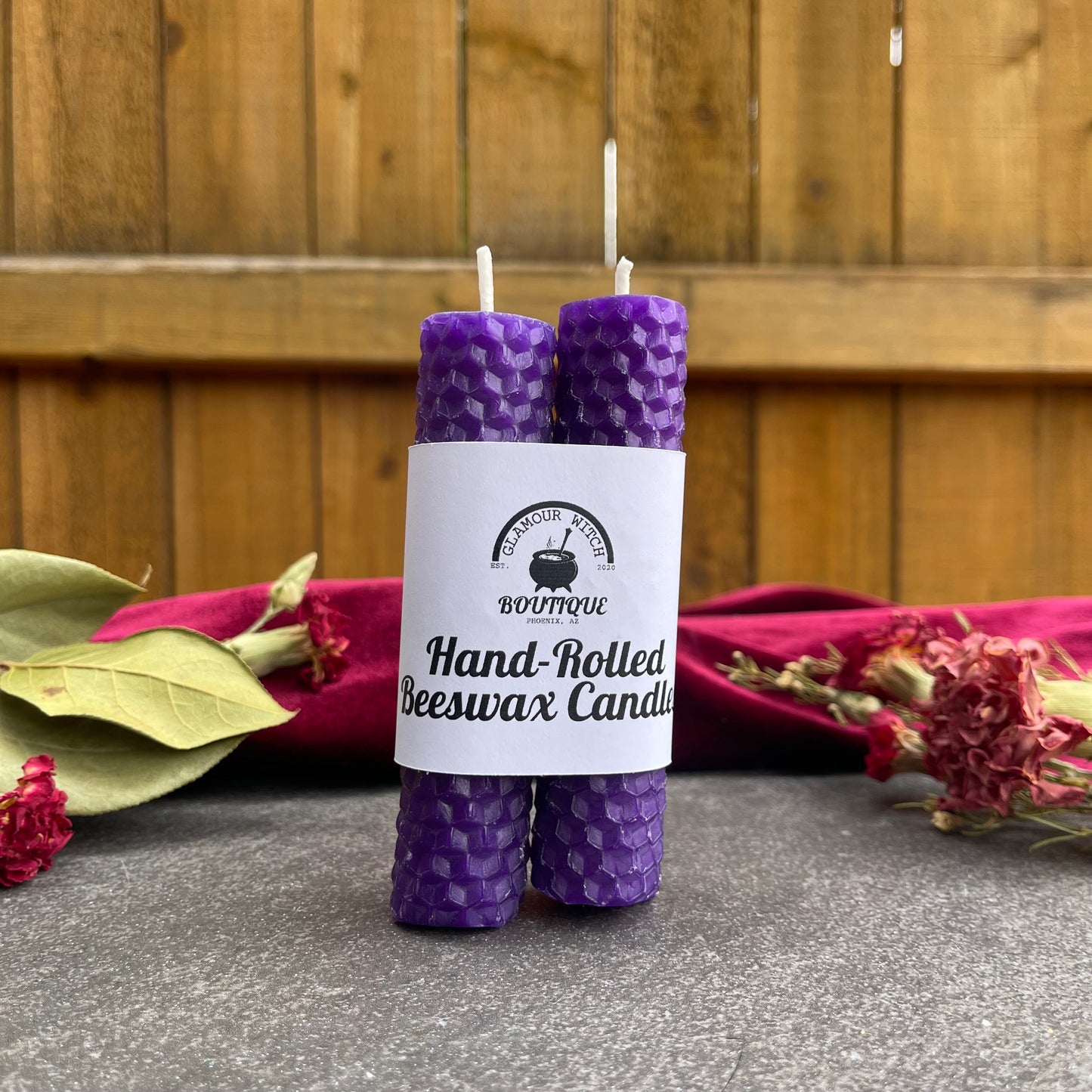 Hand-Rolled Beeswax Candles