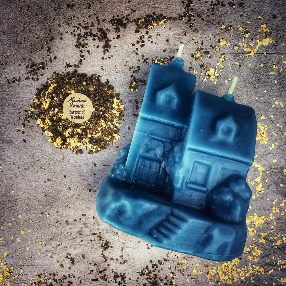 Beeswax Happy House Spell Candle