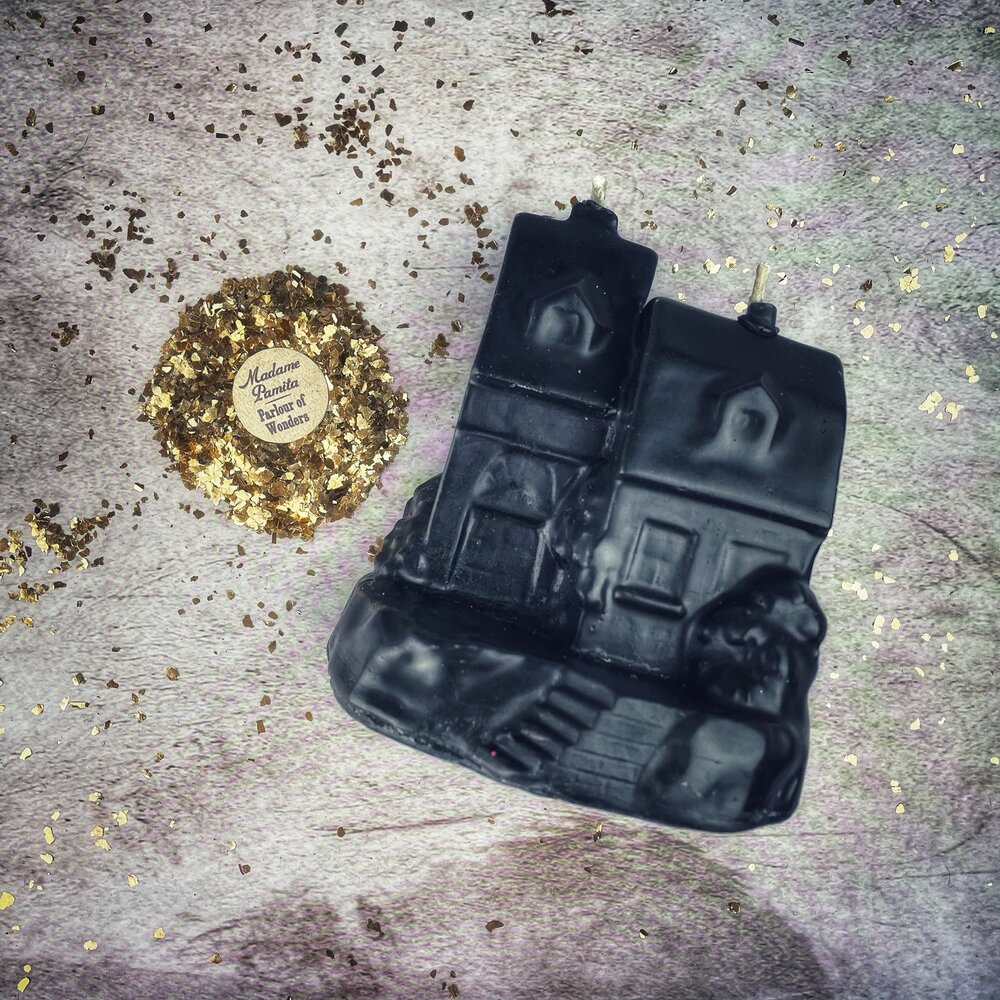 Beeswax Happy House Spell Candle