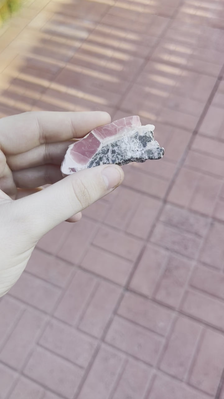 Rhodochrosite Slice