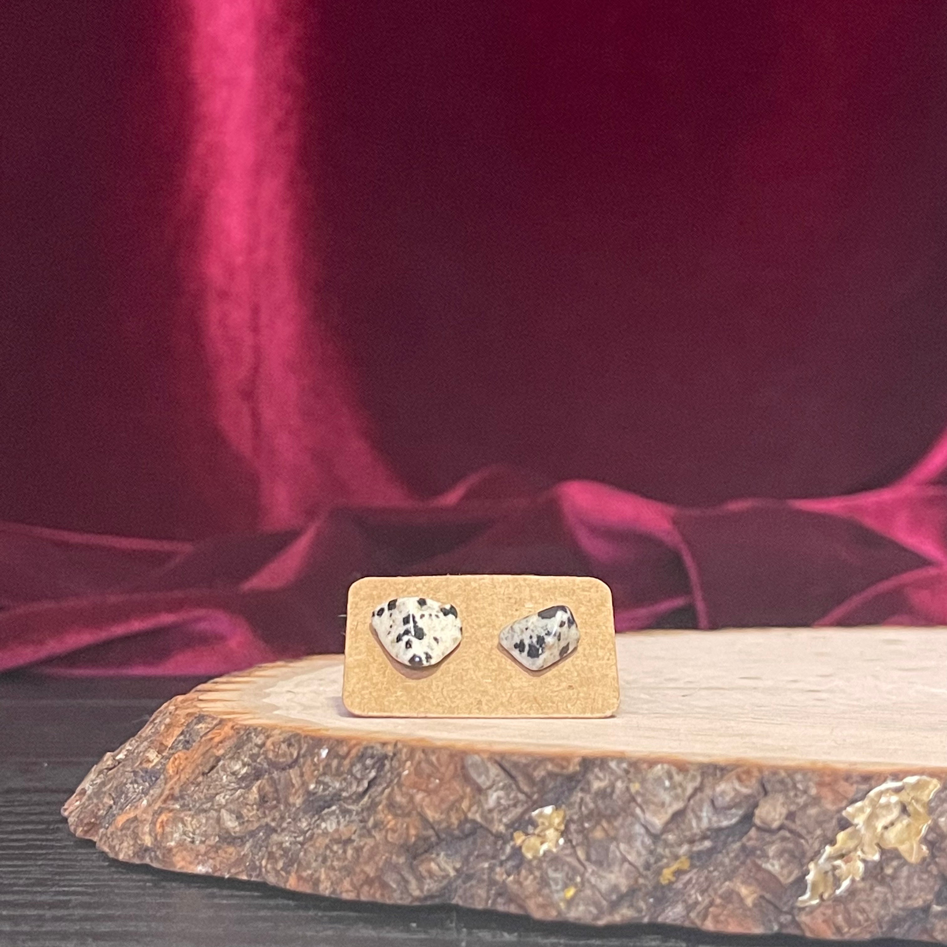 Mystery Crystal Stud Earrings