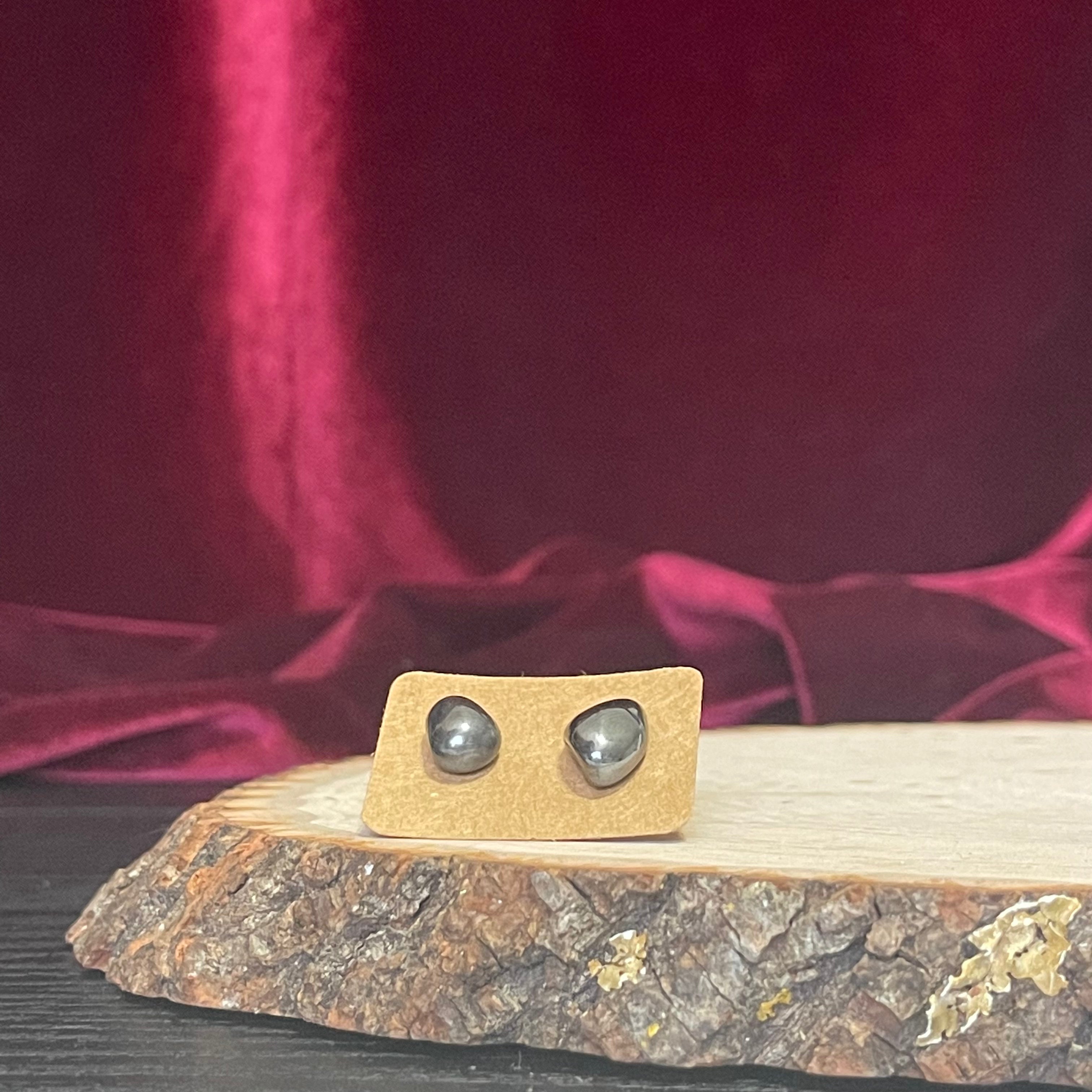 Mystery Crystal Stud Earrings