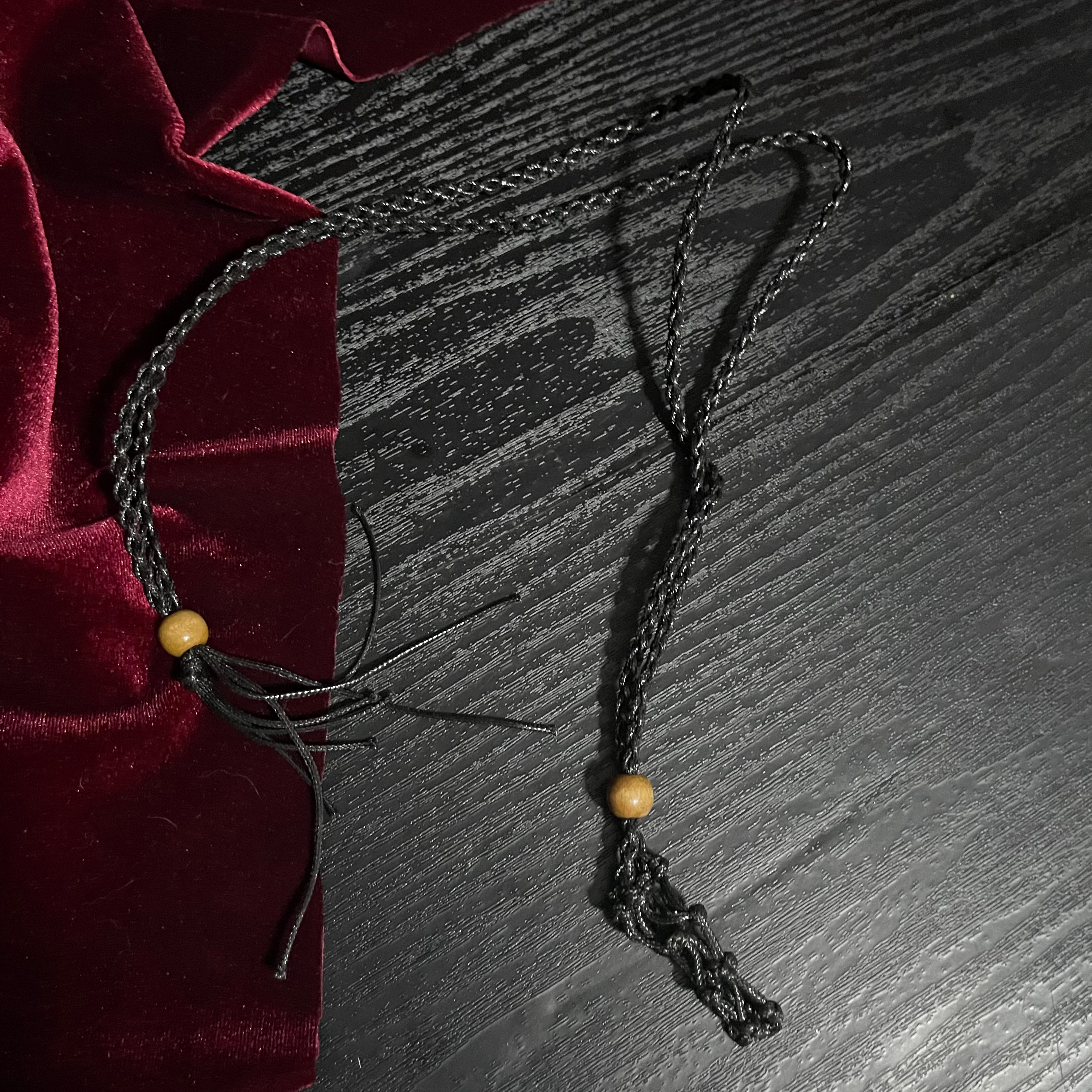 Braided Crystal Cage Necklace