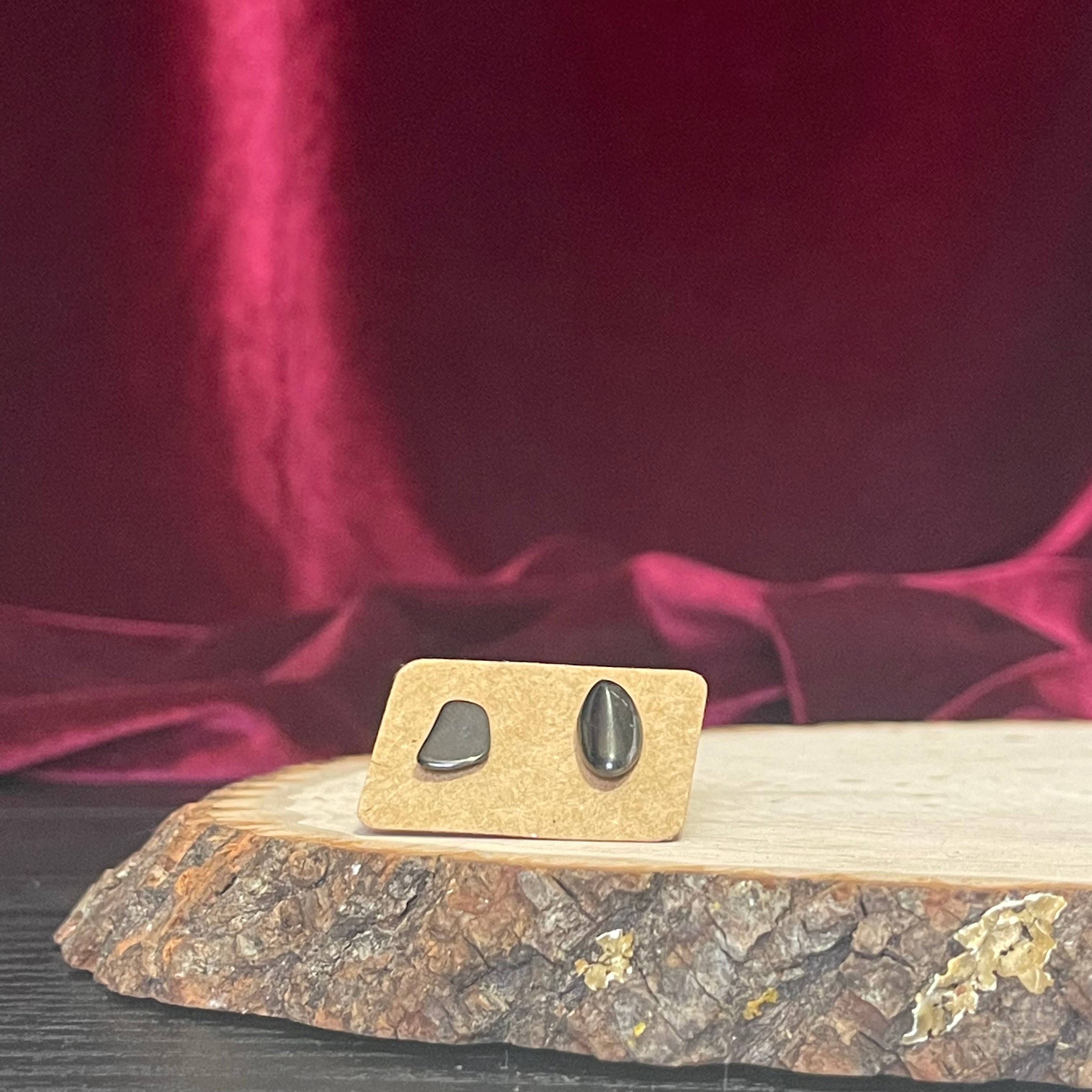 Mystery Crystal Stud Earrings