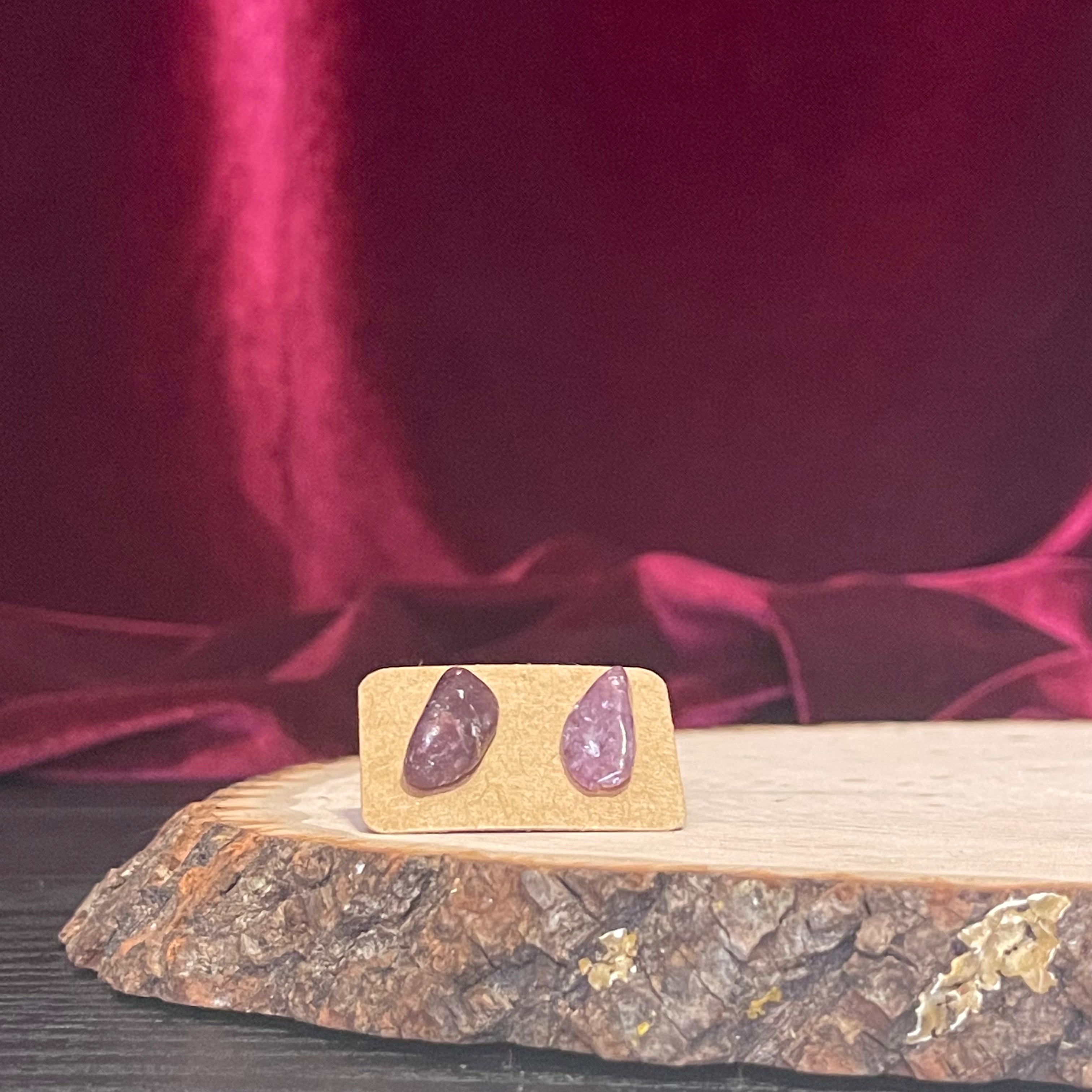 Mystery Crystal Stud Earrings