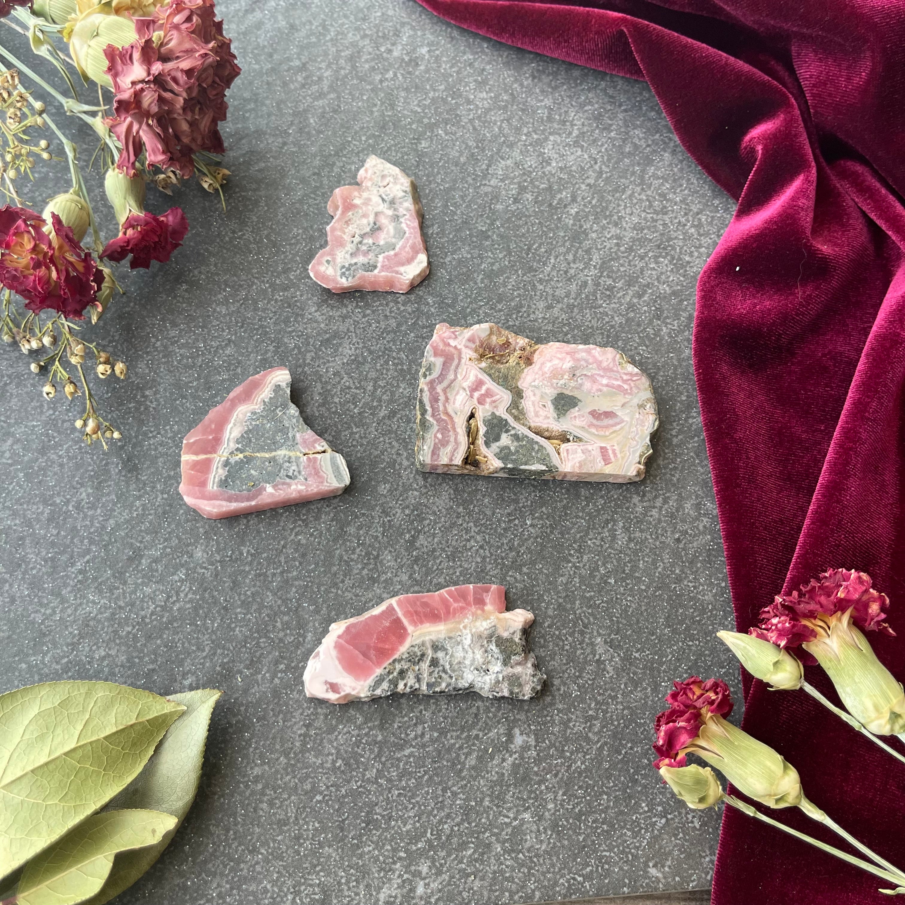 Rhodochrosite Slice