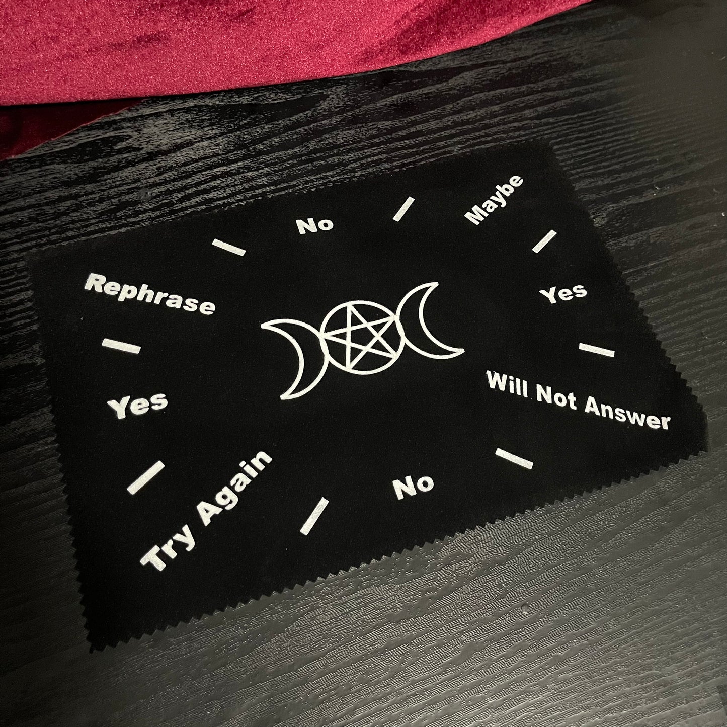 Triple Moon Pentacle Pendulum Mat